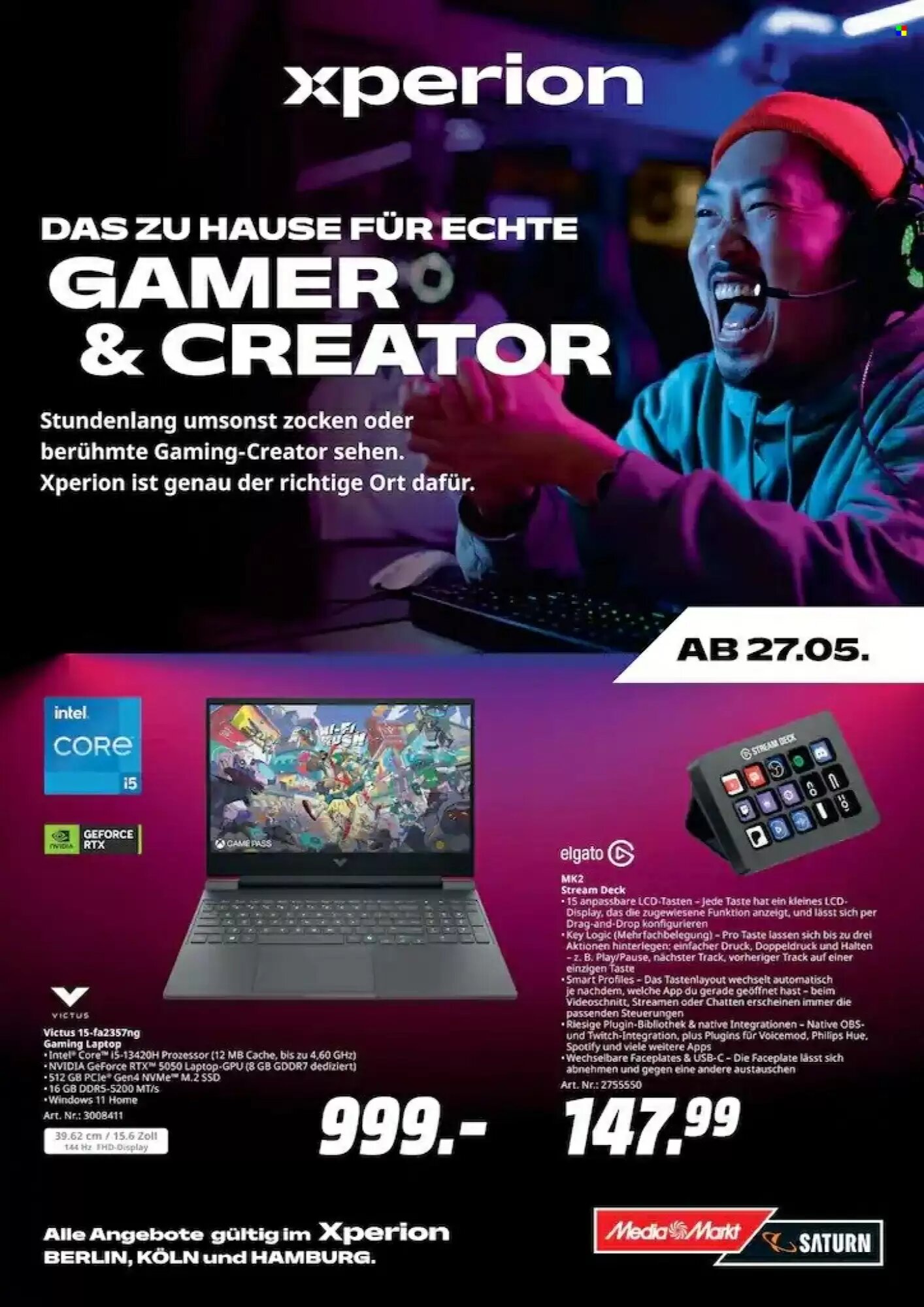 MediaMarkt Prospekt (ab 27.05.2026) zum Blättern - Seite 1