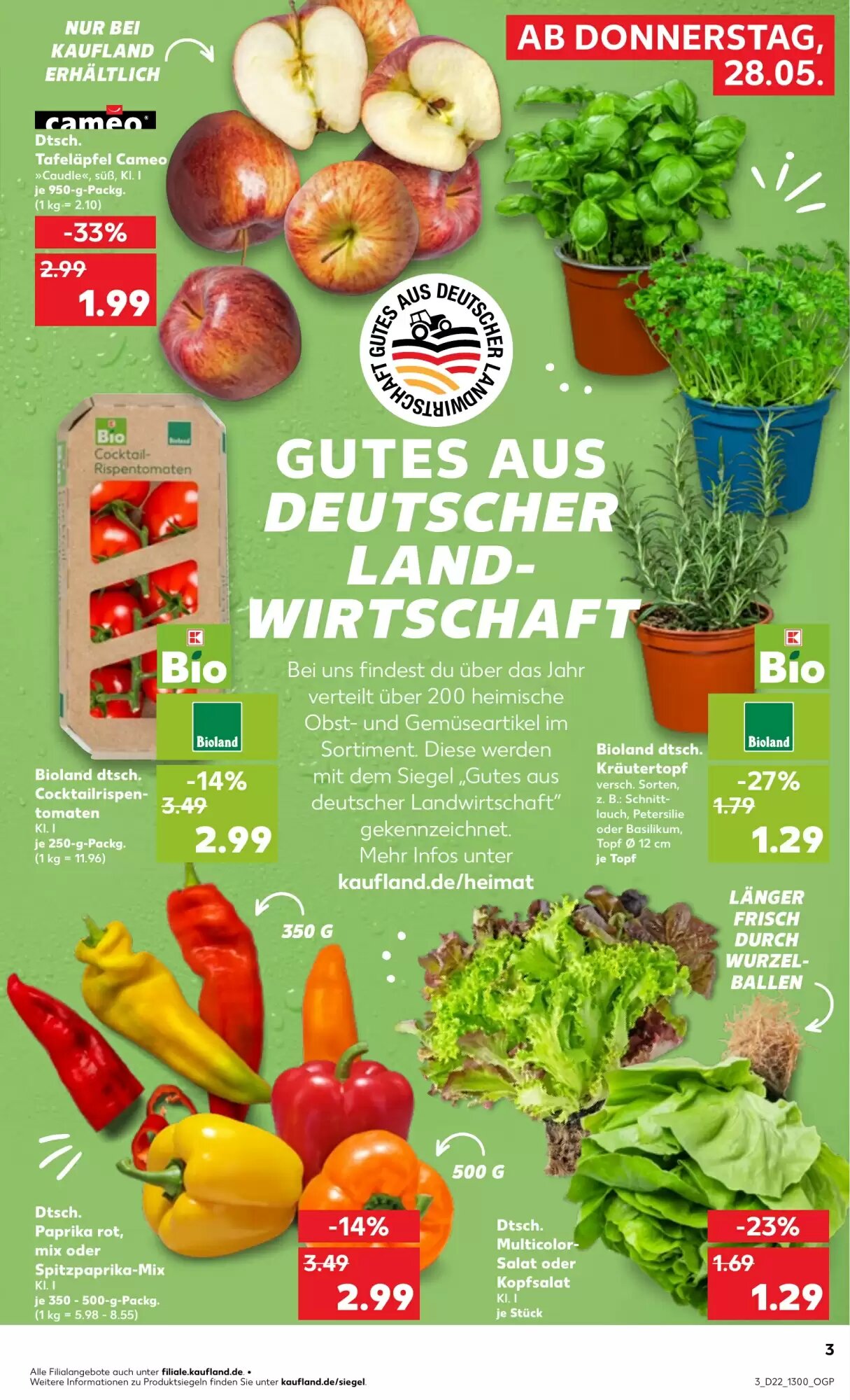 Kaufland Prospekt (ab 28.05.2026) zum Blättern - Seite 3