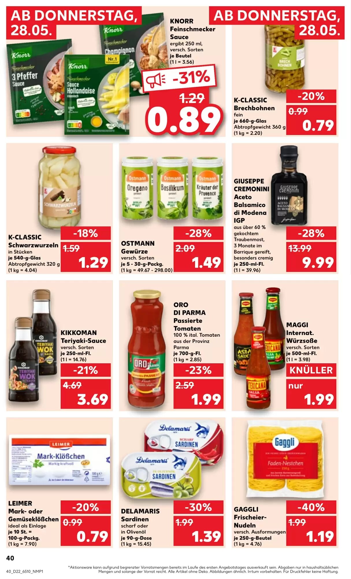 Kaufland Prospekt (ab 28.05.2026) zum Blättern - Seite 40