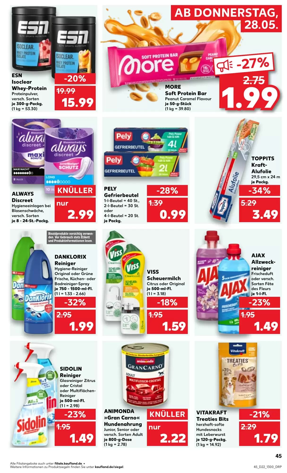 Kaufland Prospekt (ab 28.05.2026) zum Blättern - Seite 45