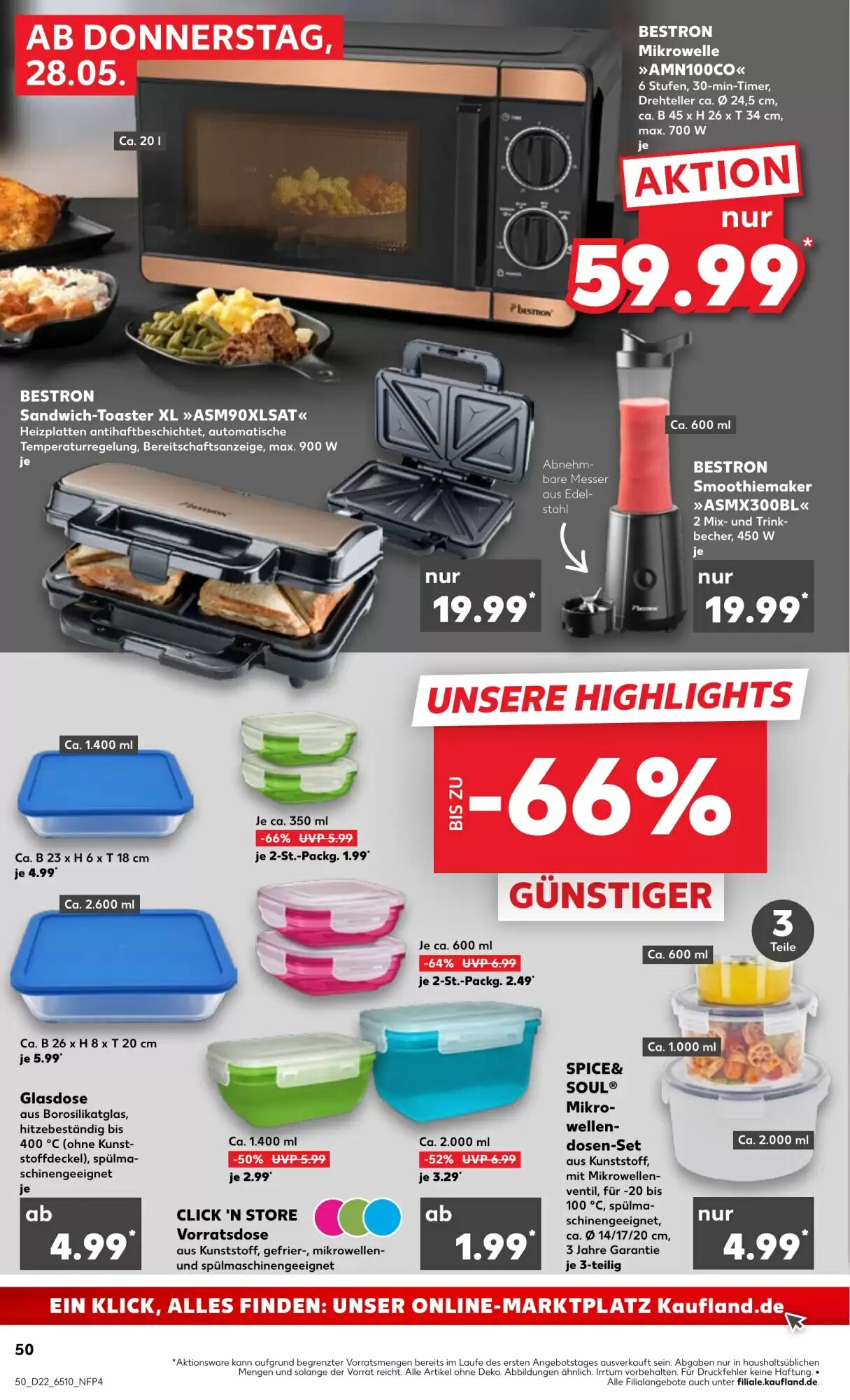 Kaufland Prospekt (ab 28.05.2026) zum Blättern - Seite 50