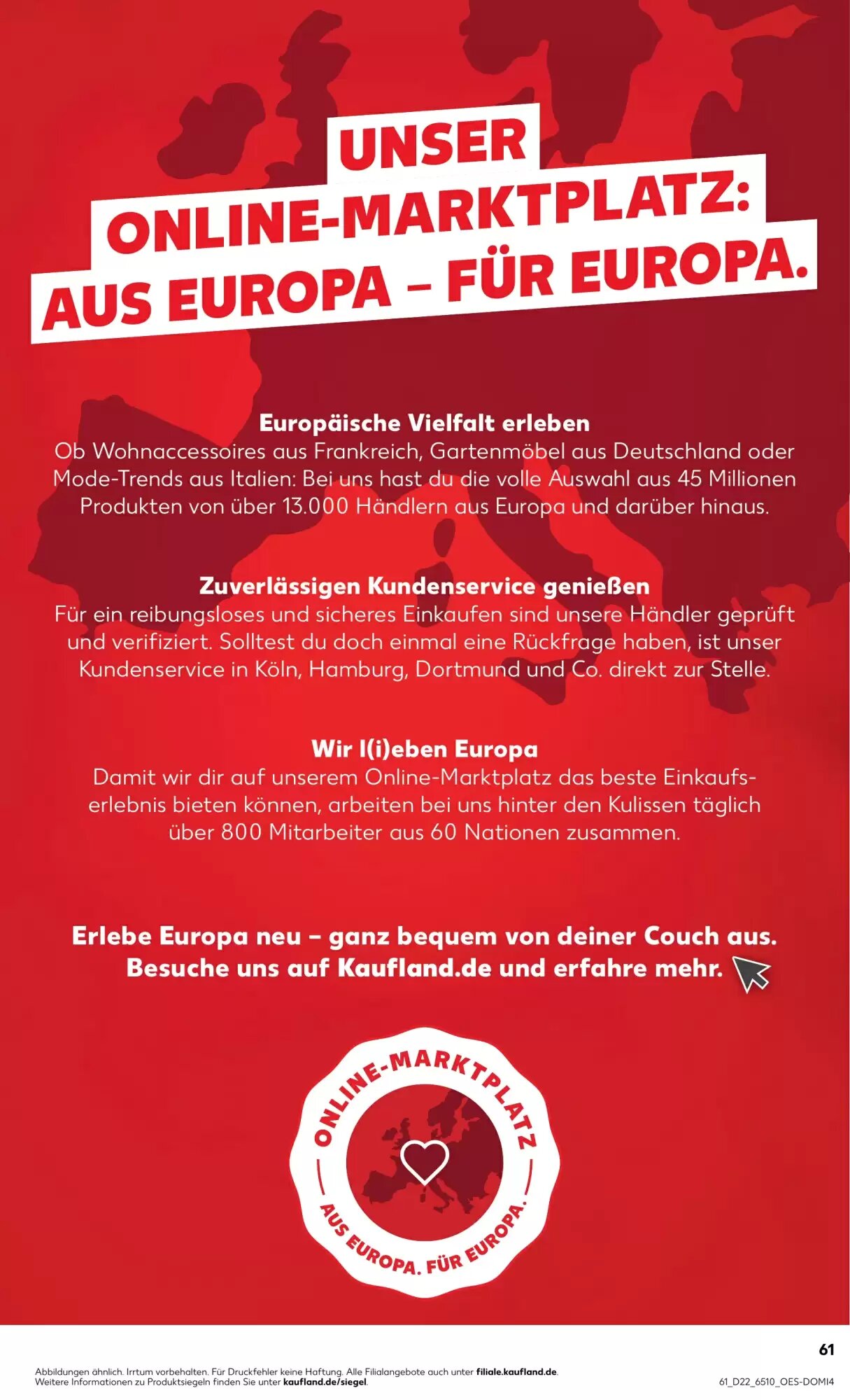 Kaufland Prospekt (ab 28.05.2026) zum Blättern - Seite 61