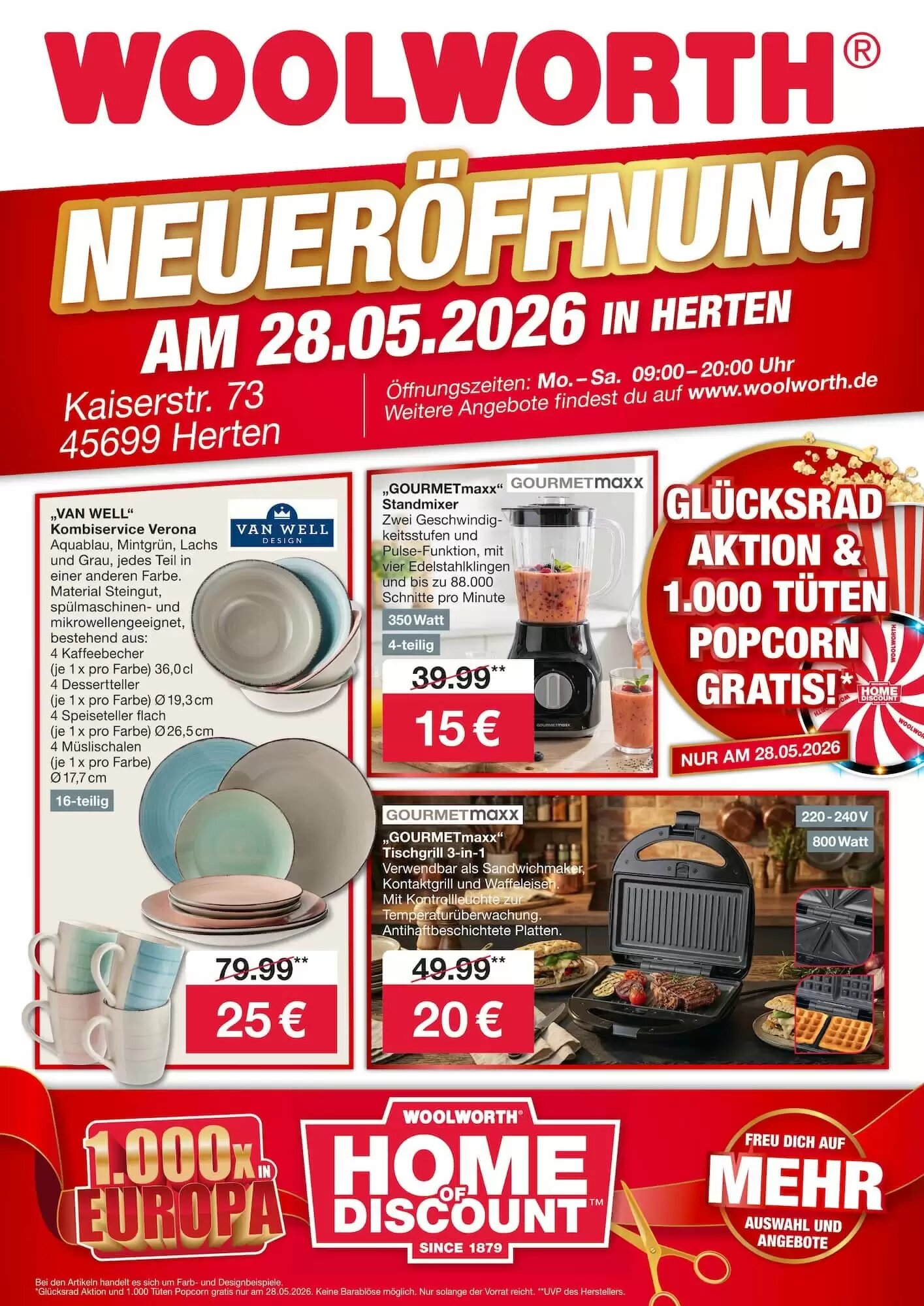 Woolworth Prospekt (ab 28.05.2026) zum Blättern - Seite 1