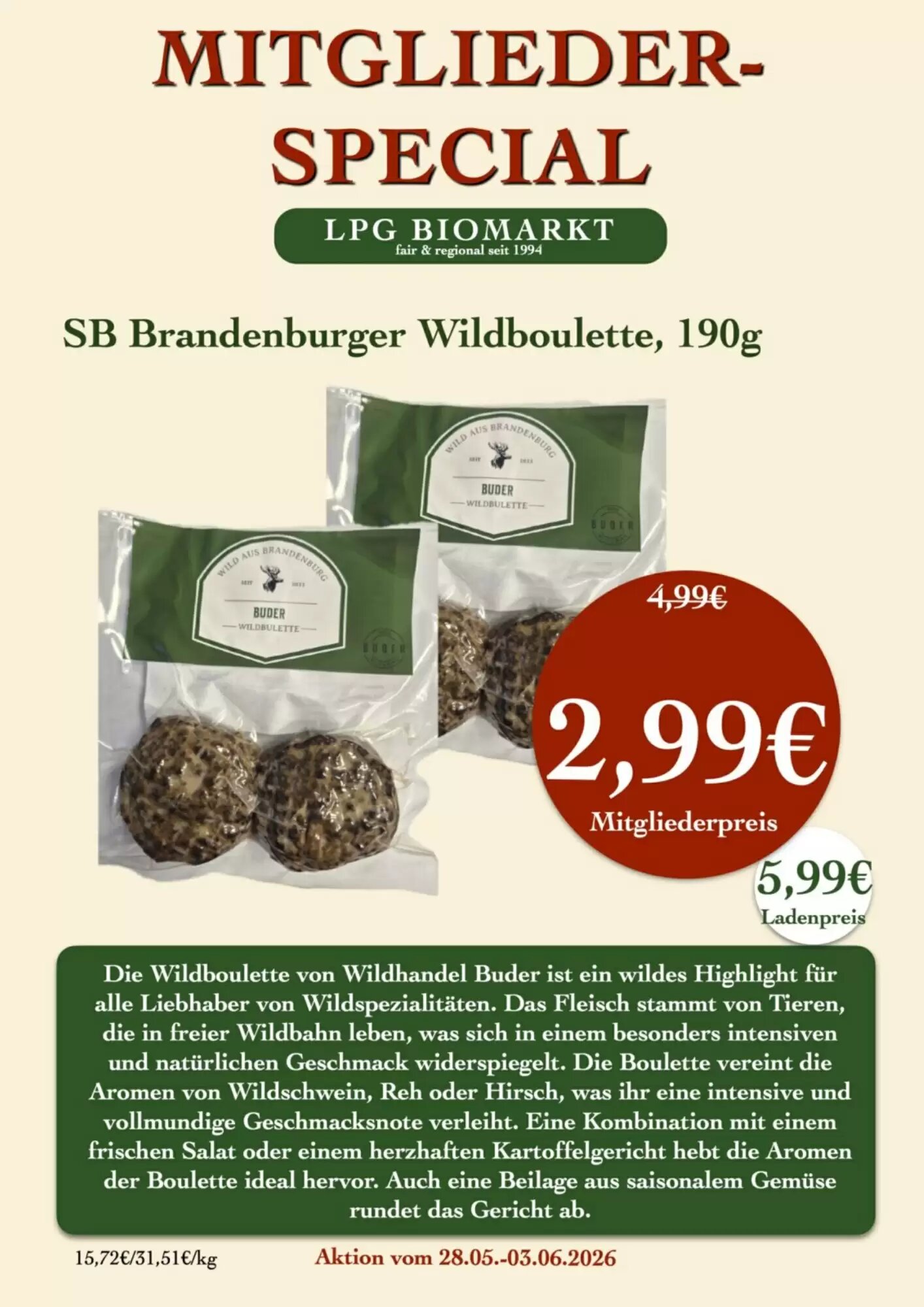 LPG Biomarkt Prospekt (ab 28.05.2026) zum Blättern - Seite 16