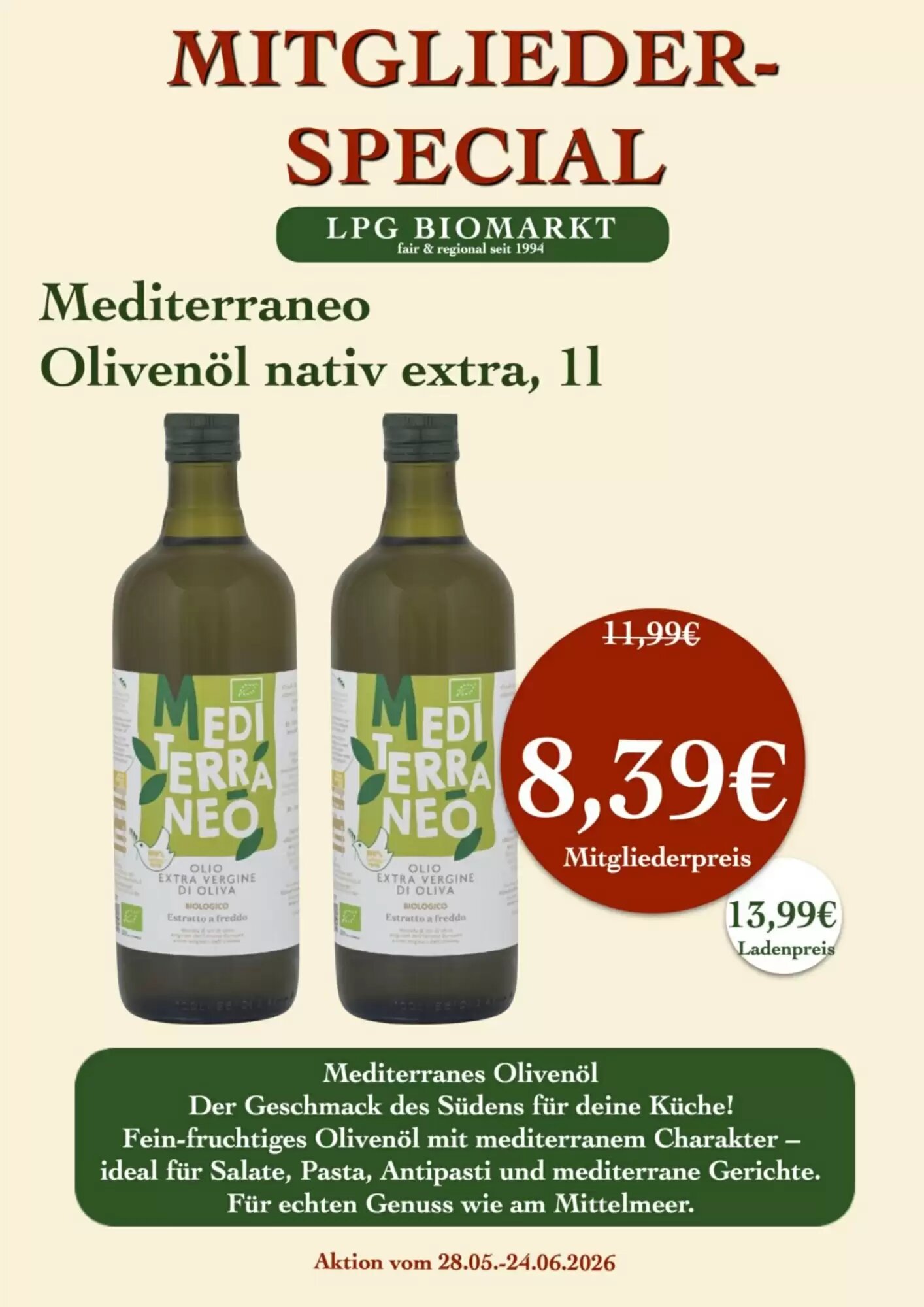 LPG Biomarkt Prospekt (ab 28.05.2026) zum Blättern - Seite 8