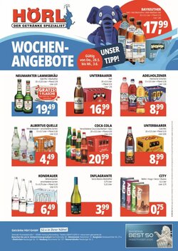 Hörl Getränke Prospekt (ab 28.05.2026) zum Blättern