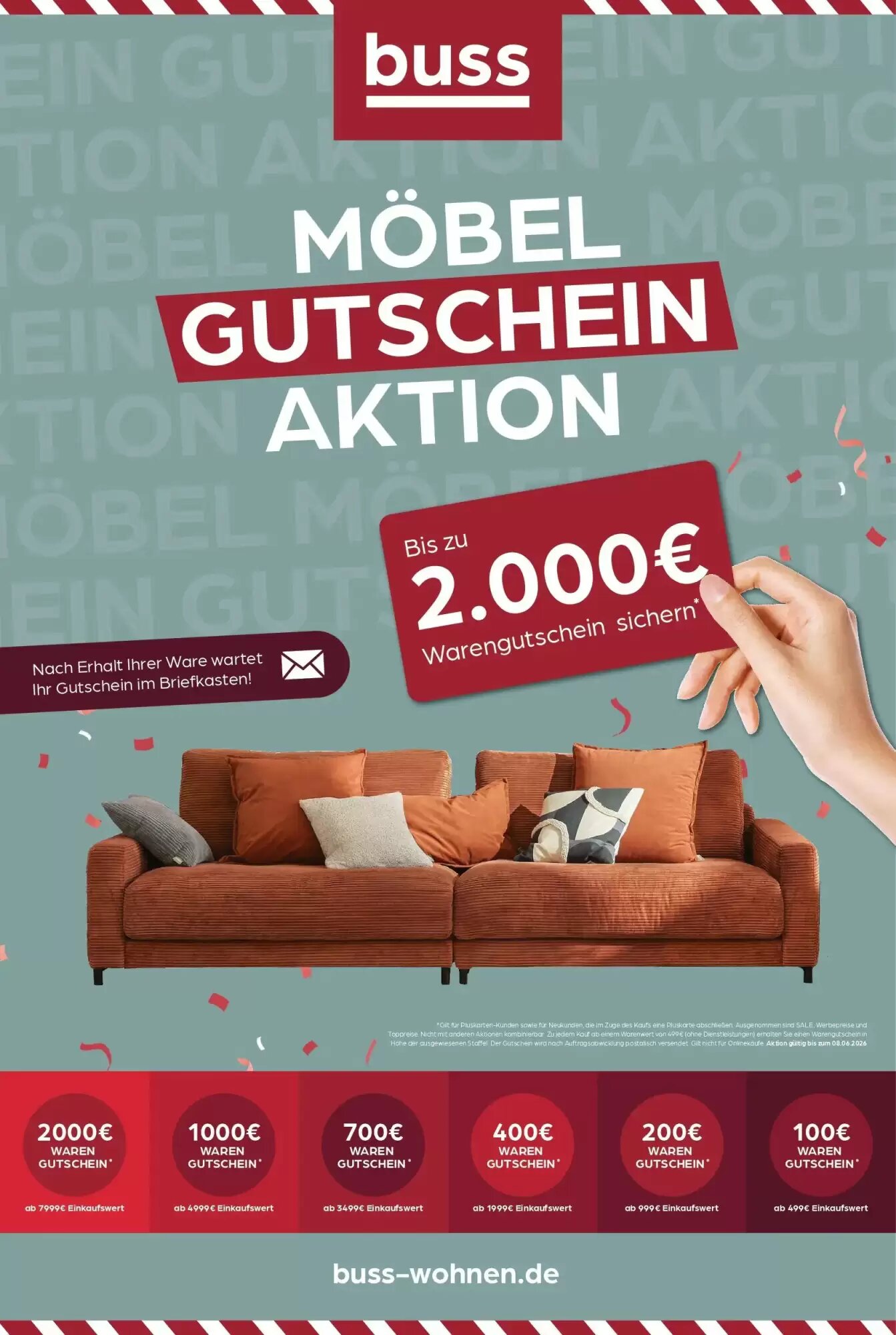Möbel Buss Prospekt (ab 28.05.2026) zum Blättern - Seite 1