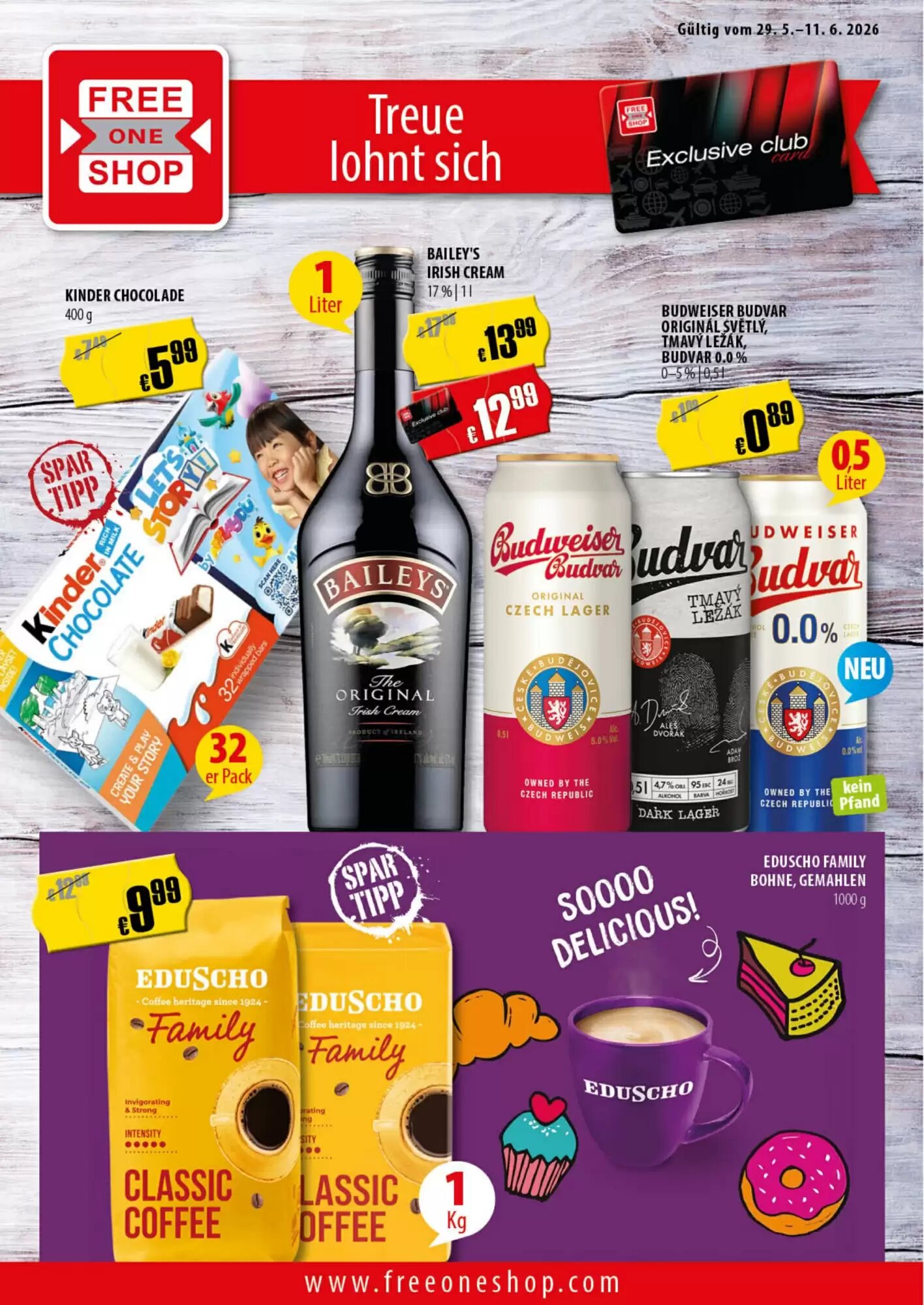 FreeOneShop Prospekt (ab 29.05.2026) zum Blättern - Seite 1