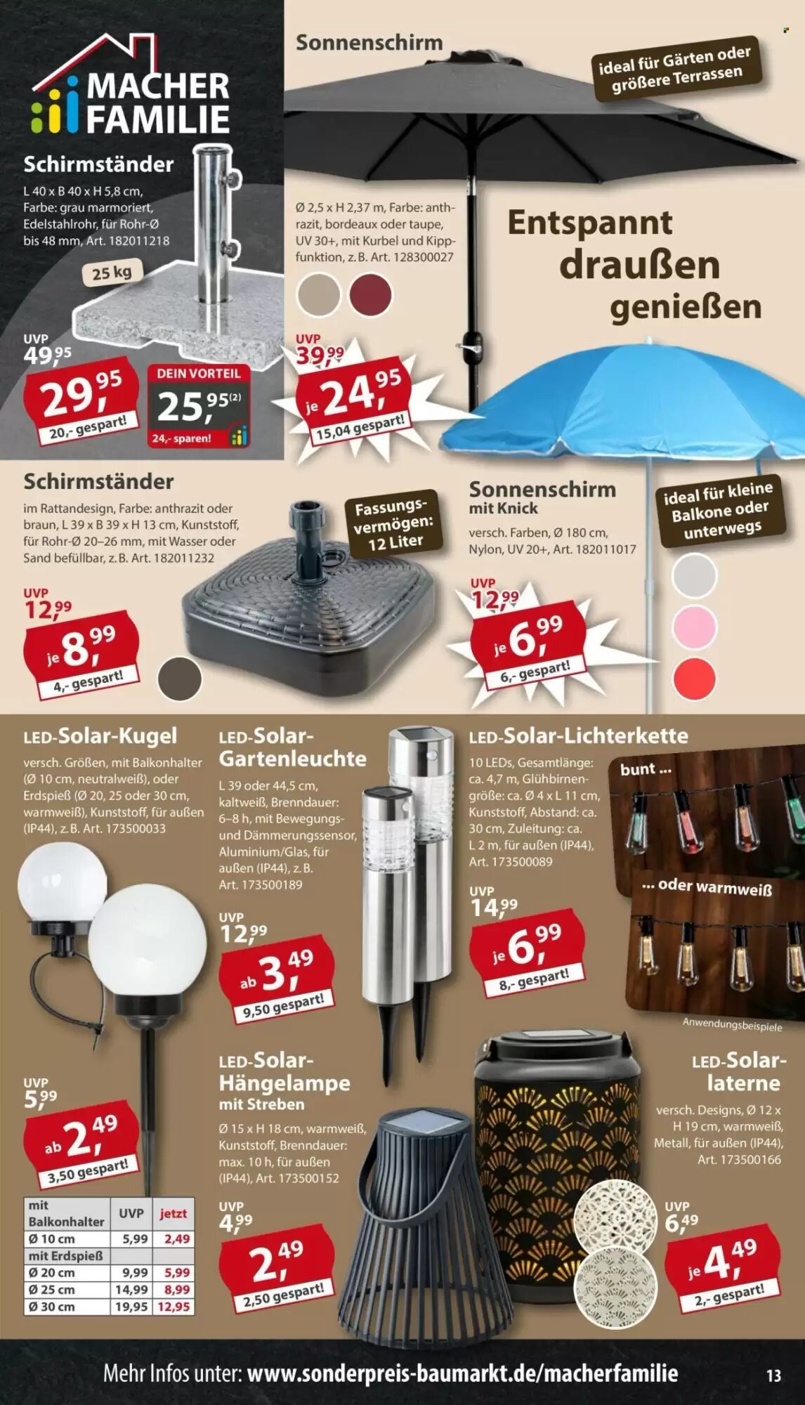 Sonderpreis Baumarkt Prospekt (ab 30.05.2026) zum Blättern - Seite 13