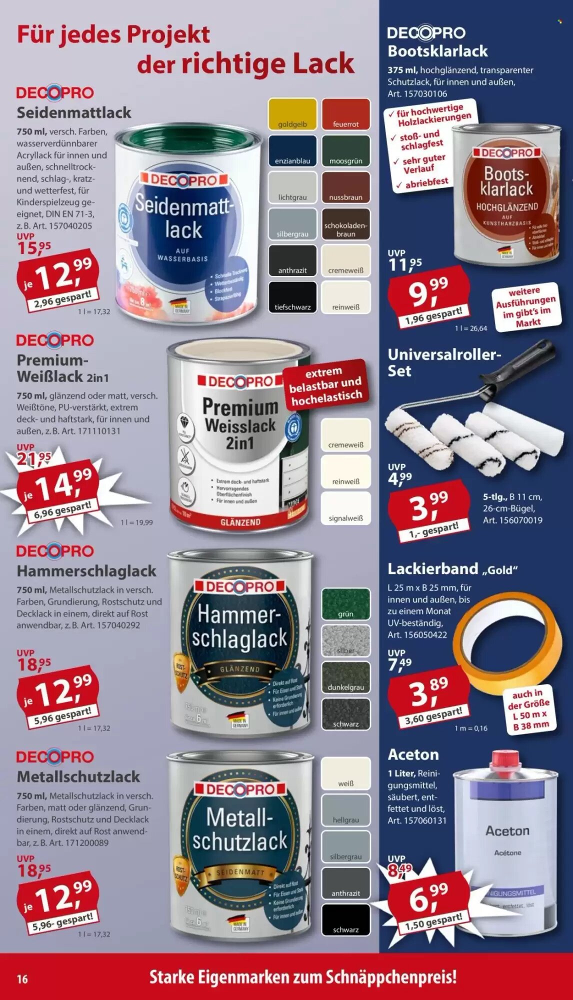 Sonderpreis Baumarkt Prospekt (ab 30.05.2026) zum Blättern - Seite 16