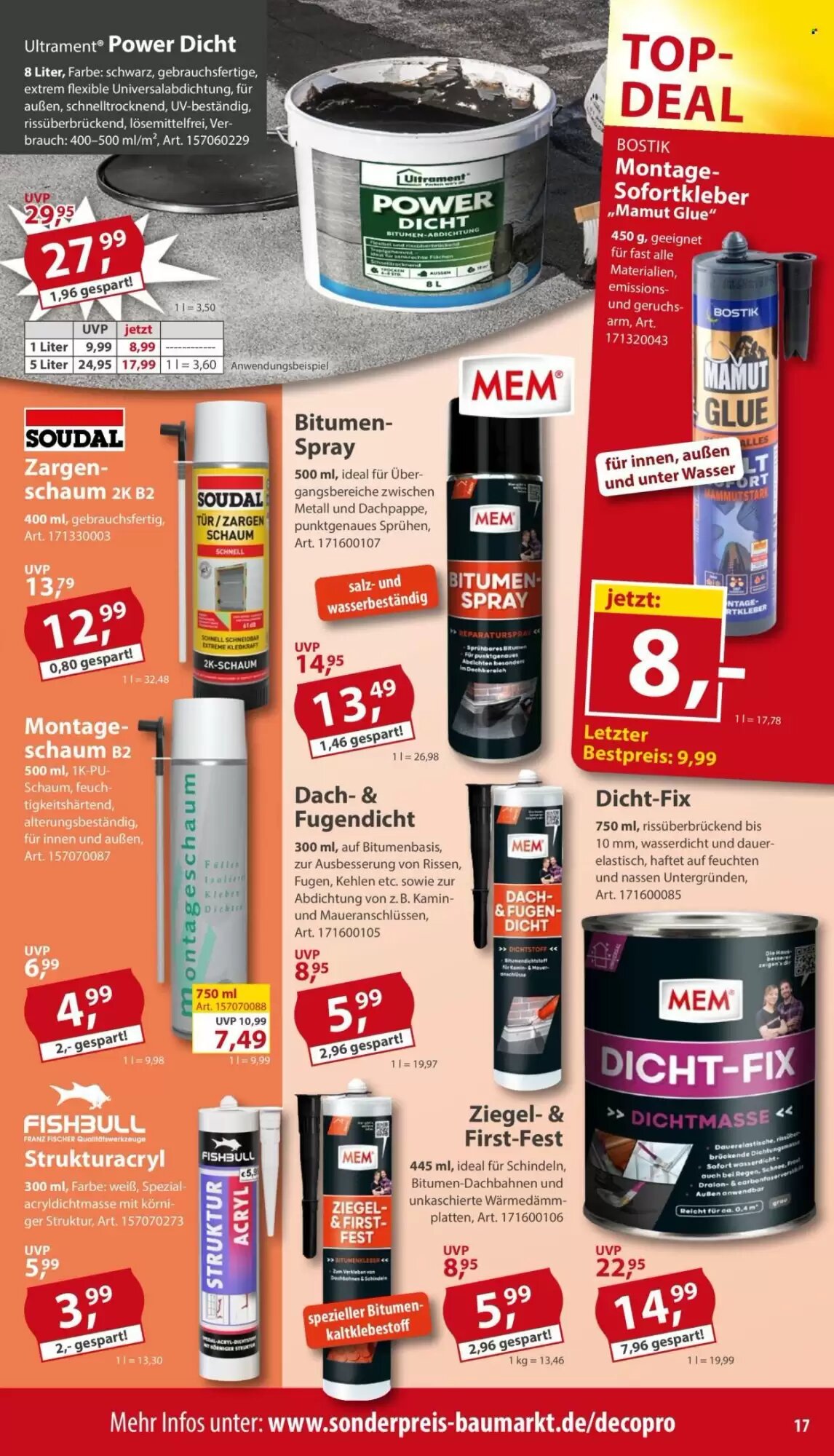 Sonderpreis Baumarkt Prospekt (ab 30.05.2026) zum Blättern - Seite 17