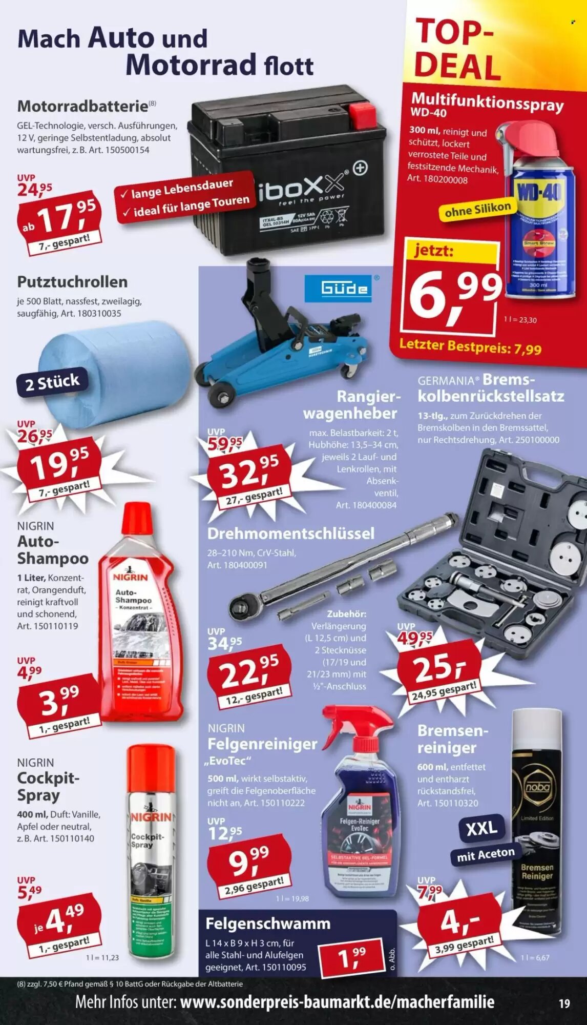 Sonderpreis Baumarkt Prospekt (ab 30.05.2026) zum Blättern - Seite 19