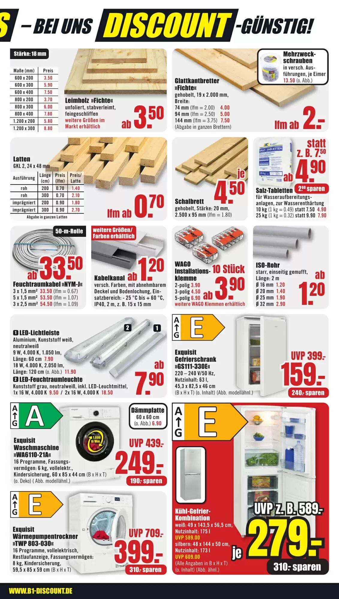 B1 Discount Baumarkt Prospekt (ab 30.05.2026) zum Blättern - Seite 7