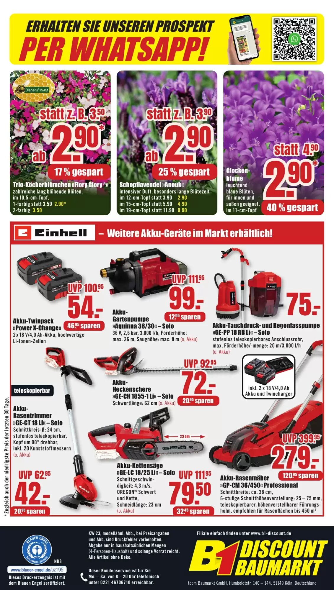 B1 Discount Baumarkt Prospekt (ab 30.05.2026) zum Blättern - Seite 8