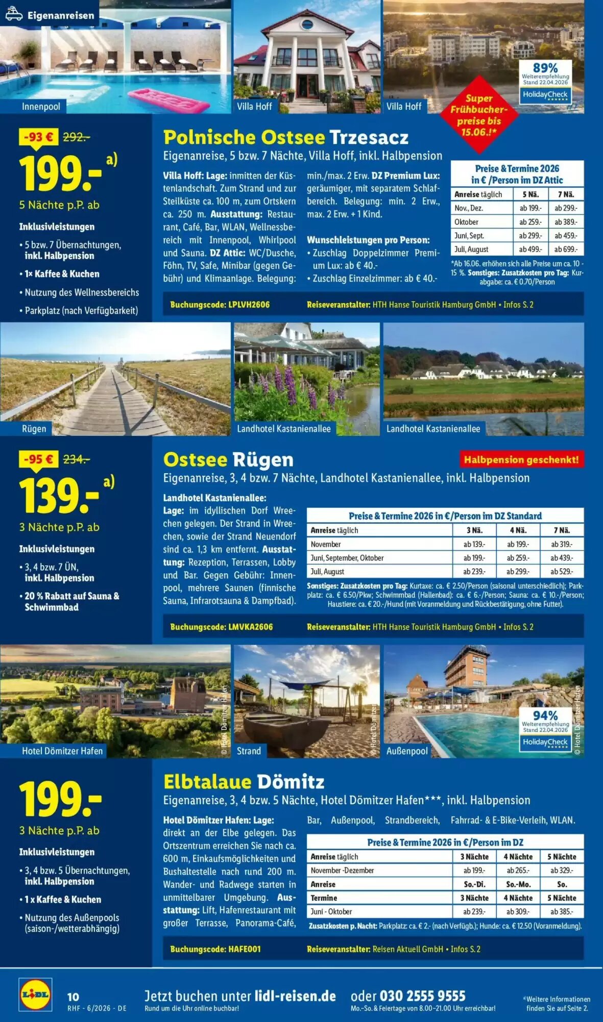 Lidl Reisen Prospekt (ab 30.05.2026) zum Blättern - Seite 10