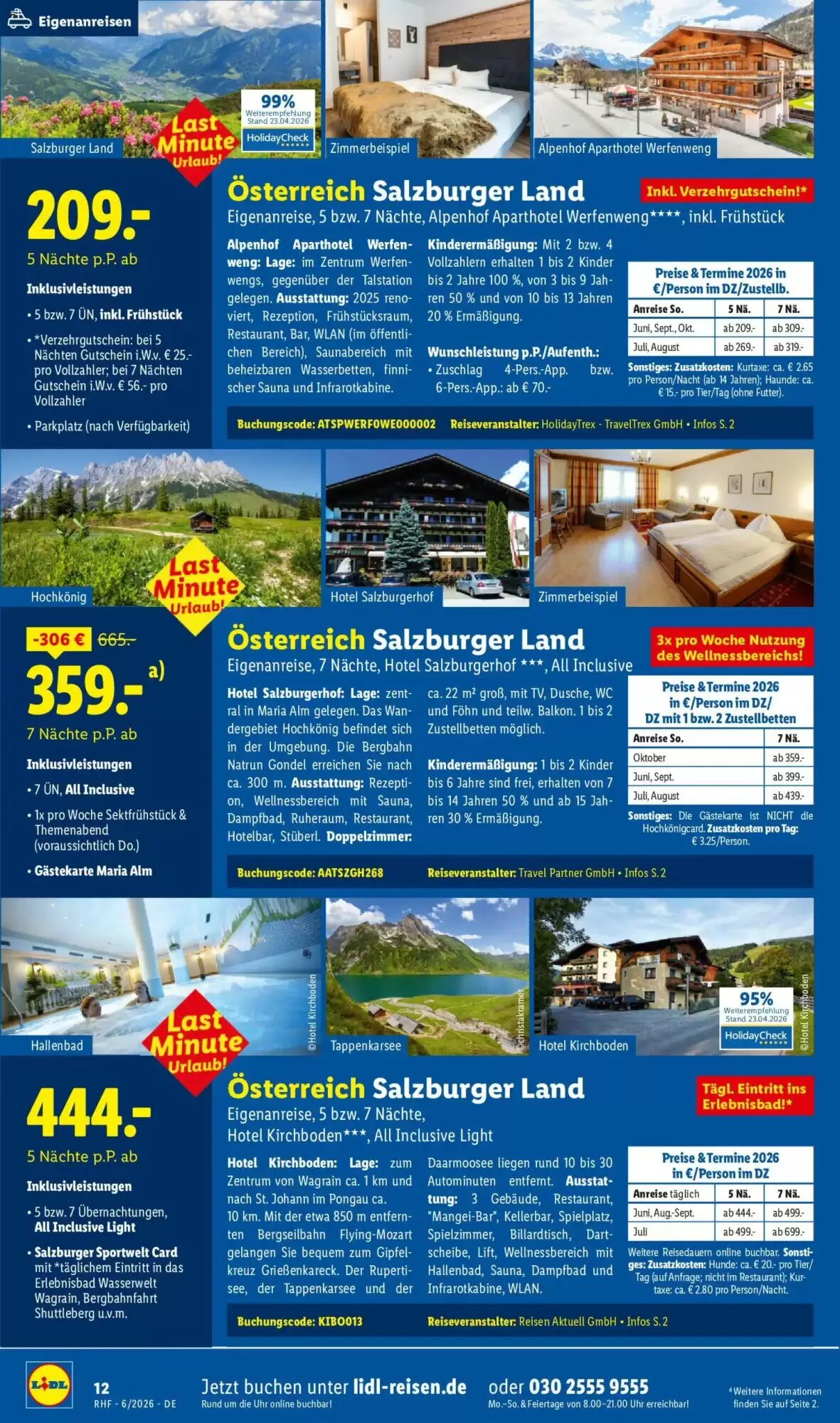 Lidl Reisen Prospekt (ab 30.05.2026) zum Blättern - Seite 12