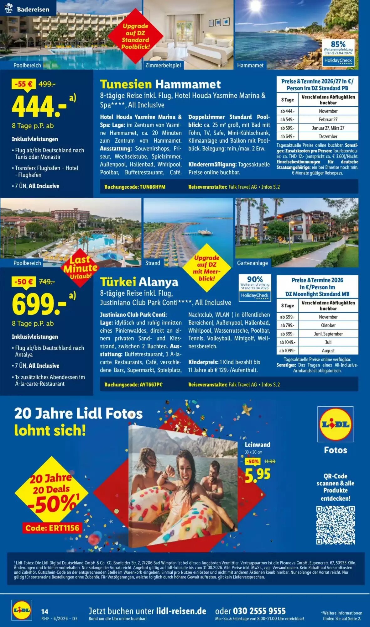 Lidl Reisen Prospekt (ab 30.05.2026) zum Blättern - Seite 14