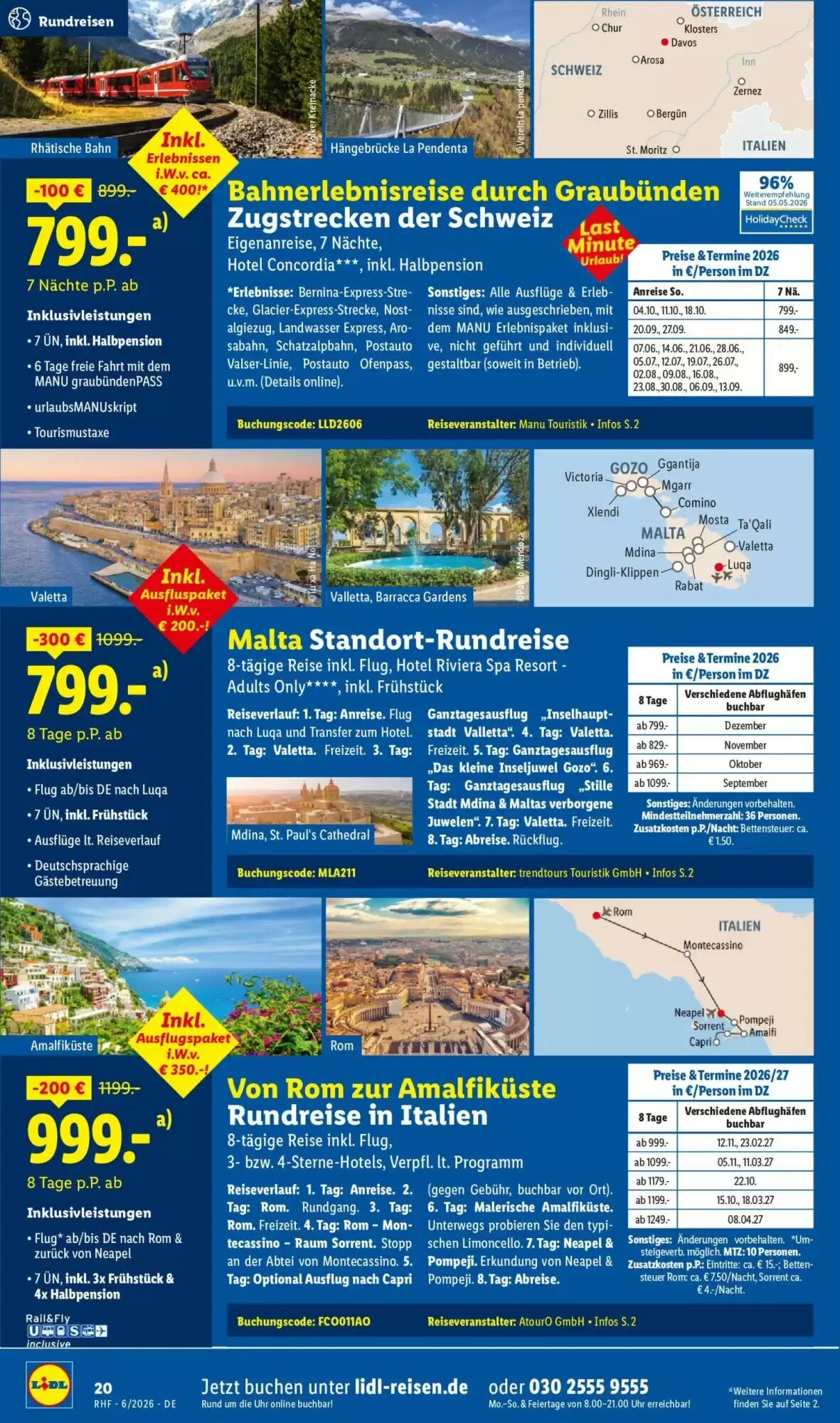 Lidl Reisen Prospekt (ab 30.05.2026) zum Blättern - Seite 20