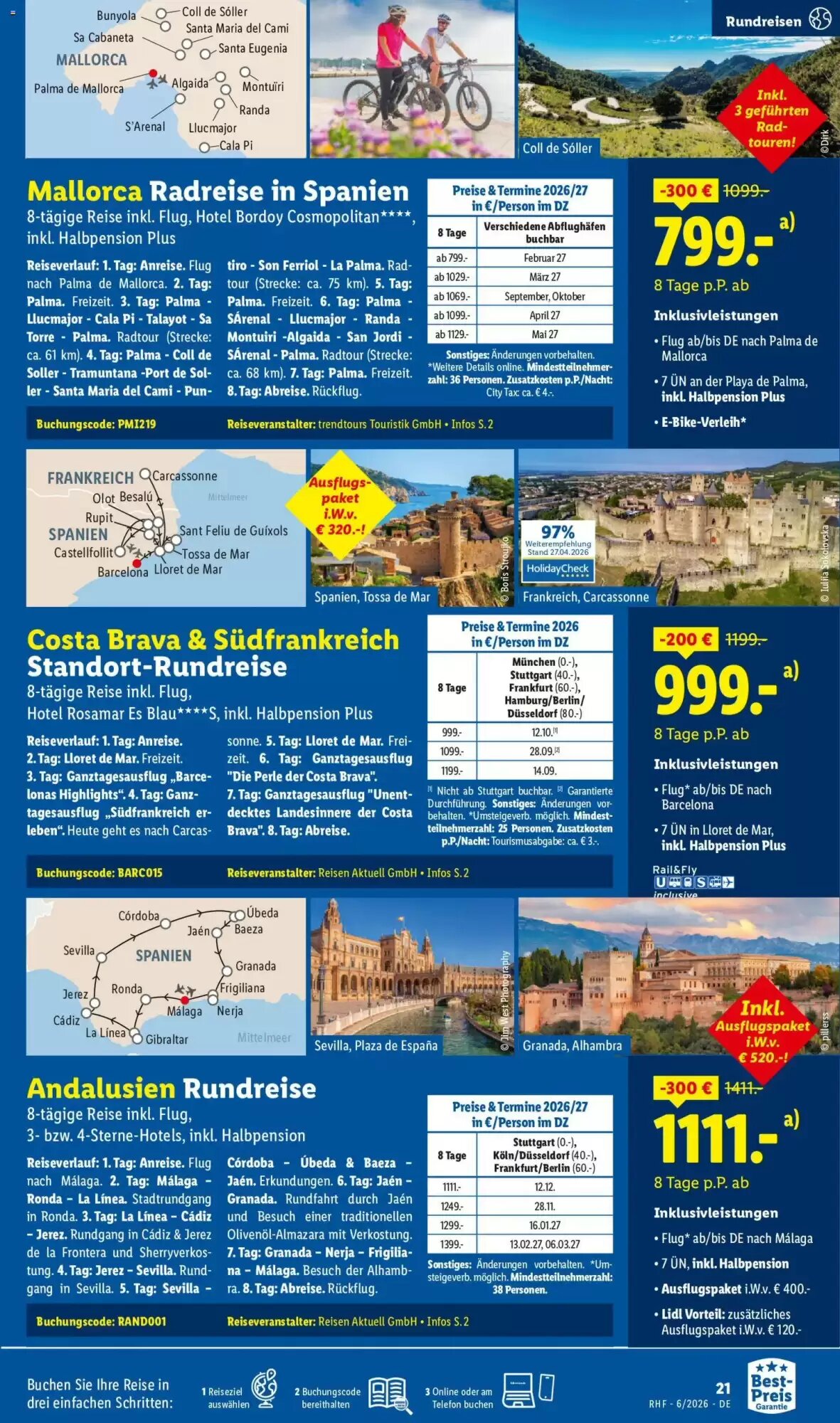 Lidl Reisen Prospekt (ab 30.05.2026) zum Blättern - Seite 21