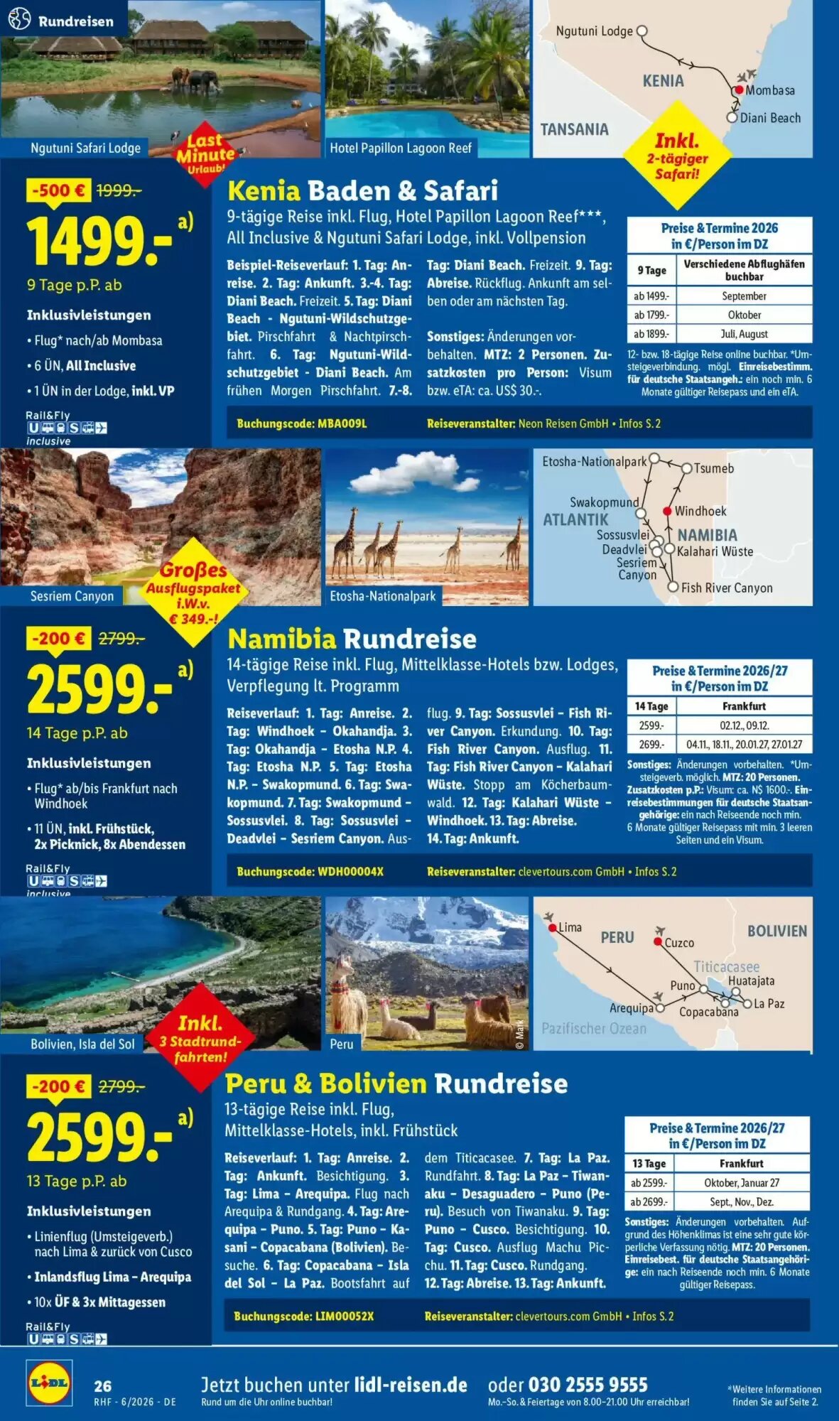 Lidl Reisen Prospekt (ab 30.05.2026) zum Blättern - Seite 26