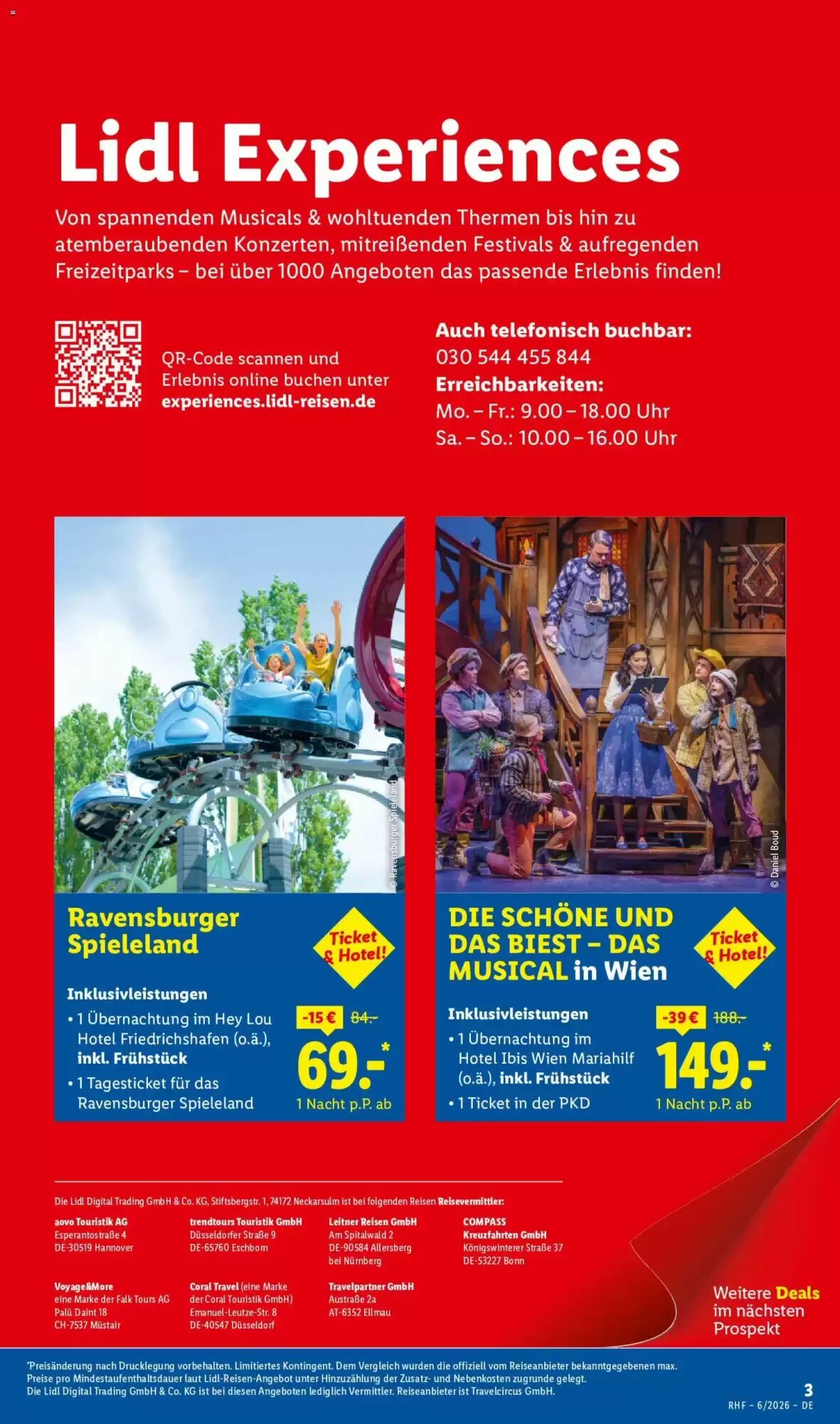 Lidl Reisen Prospekt (ab 30.05.2026) zum Blättern - Seite 3