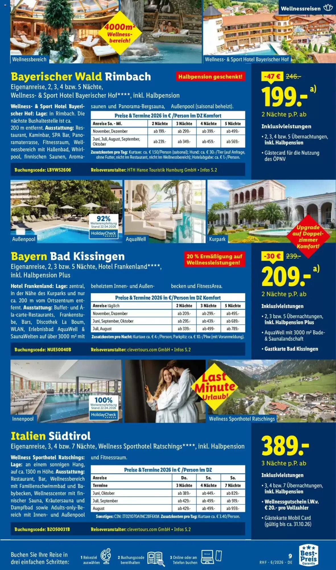 Lidl Reisen Prospekt (ab 30.05.2026) zum Blättern - Seite 9