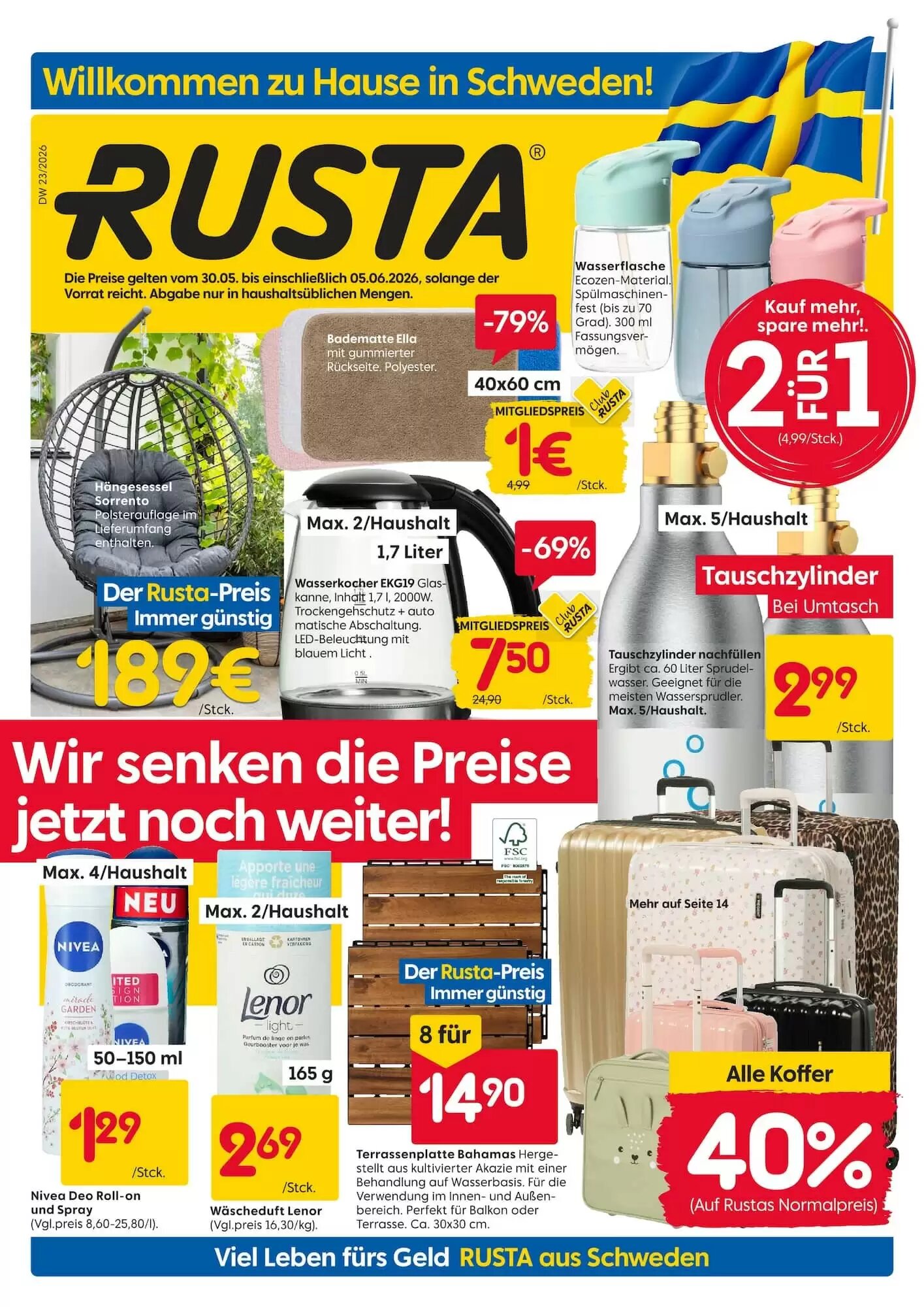 Rusta Prospekt (ab 30.05.2026) zum Blättern - Seite 1