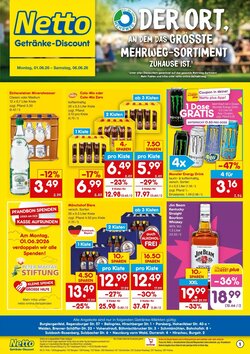 Netto Getränke Discount Prospekt (ab 31.05.2026) zum Blättern