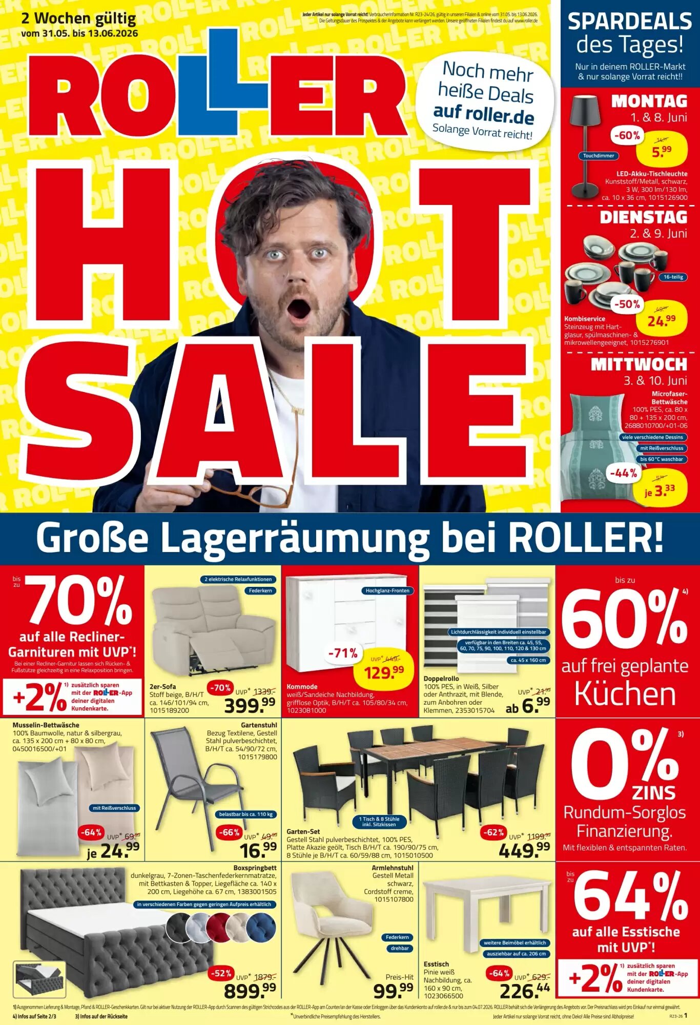 ROLLER Prospekt (ab 31.05.2026) zum Blättern - Seite 1
