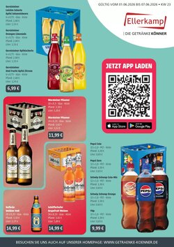 Ellerkamp Getränke Prospekt (ab 31.05.2026) zum Blättern