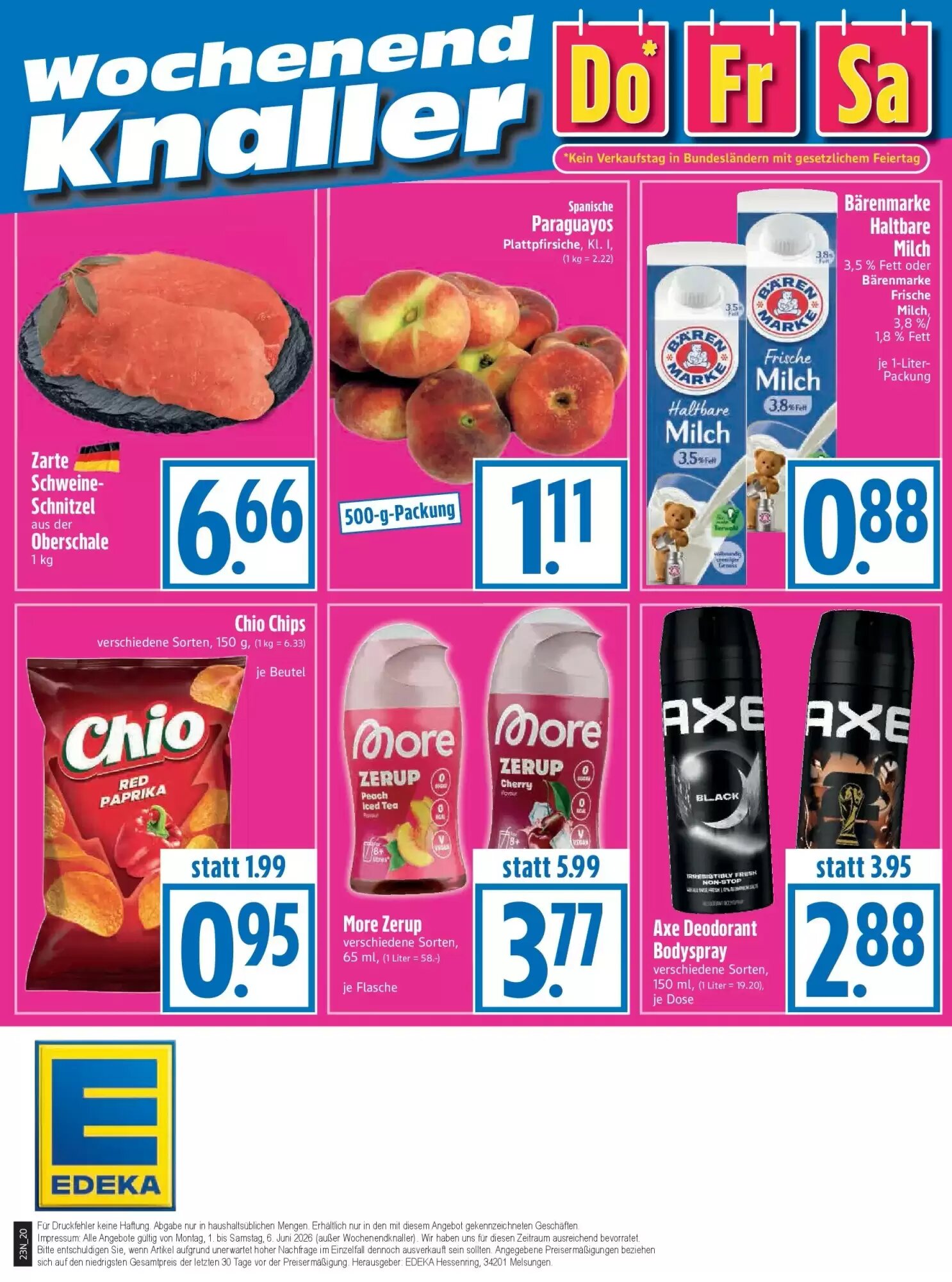 EDEKA Hahner Prospekt (ab 31.05.2026) zum Blättern - Seite 22