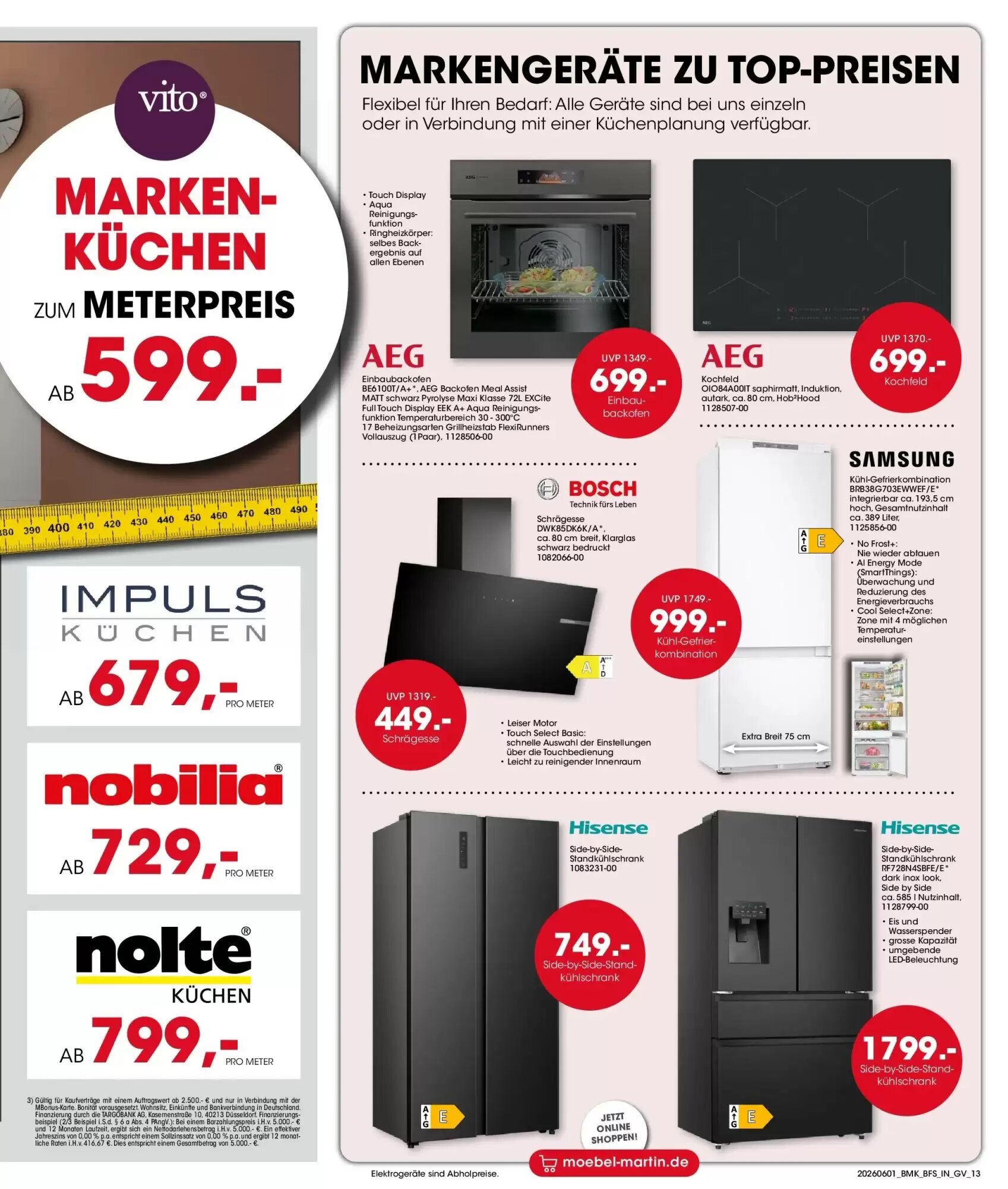 Möbel Martin Prospekt (ab 31.05.2026) zum Blättern - Seite 13
