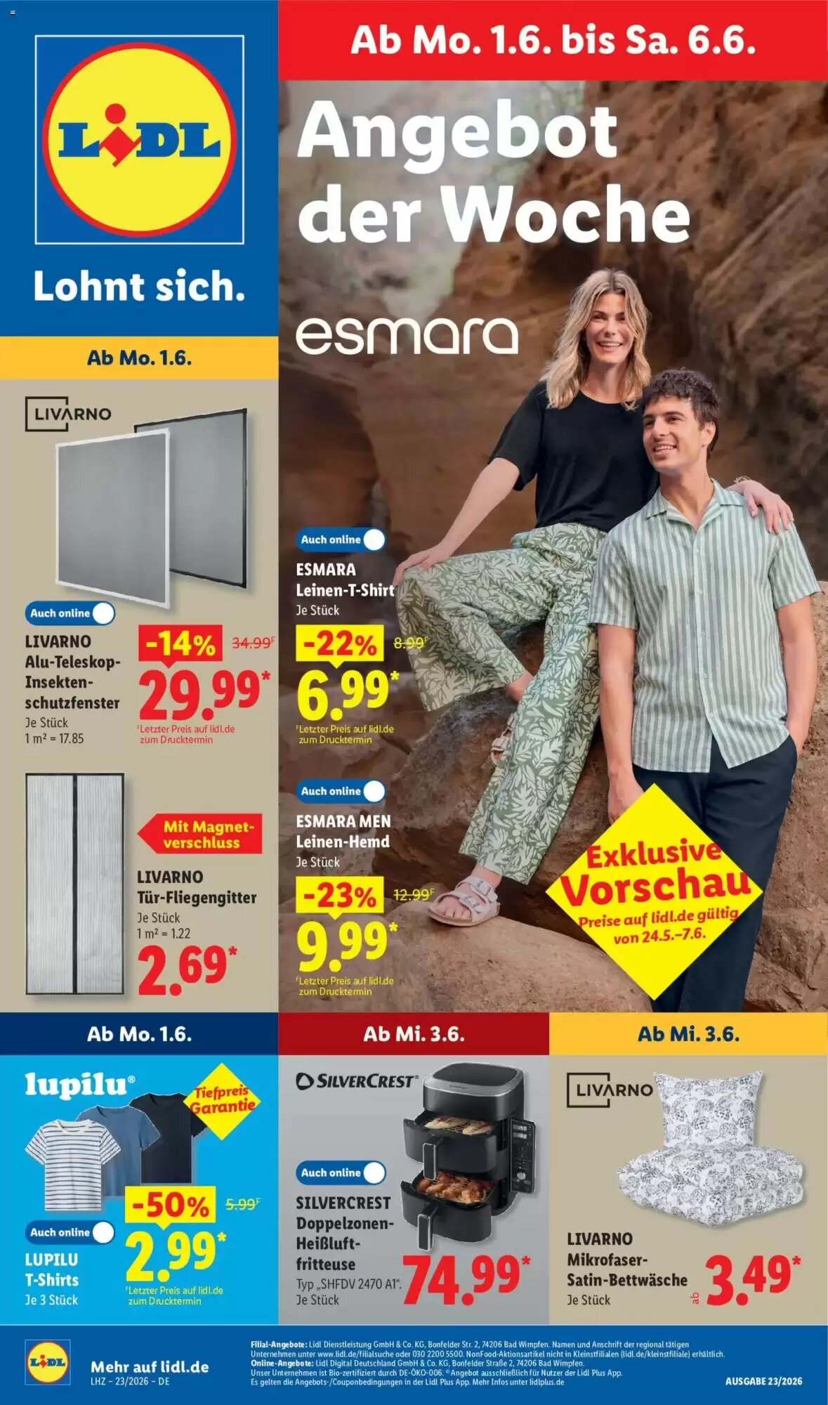 Lidl Prospekt (ab 01.06.2026) zum Blättern - Seite 1