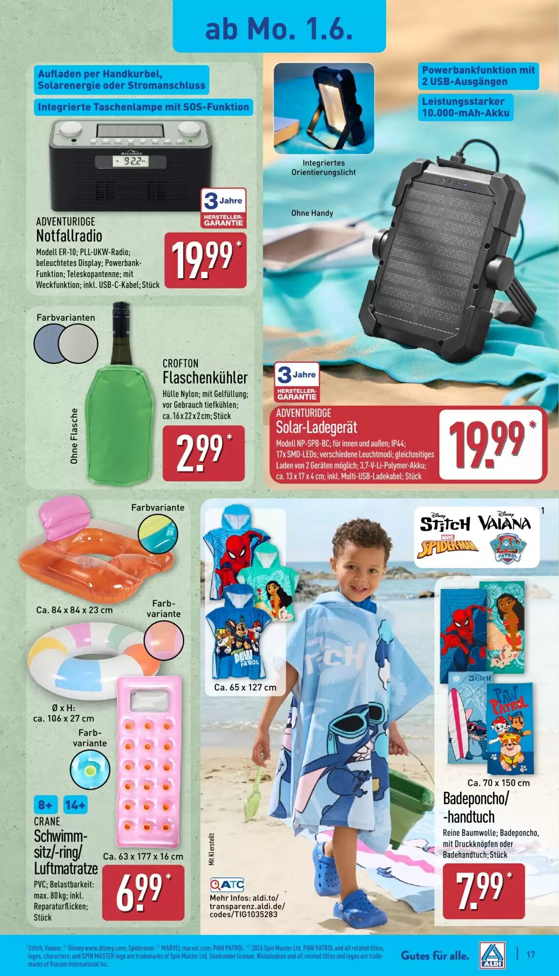 Aldi Nord Prospekt (ab 01.06.2026) zum Blättern - Seite 17