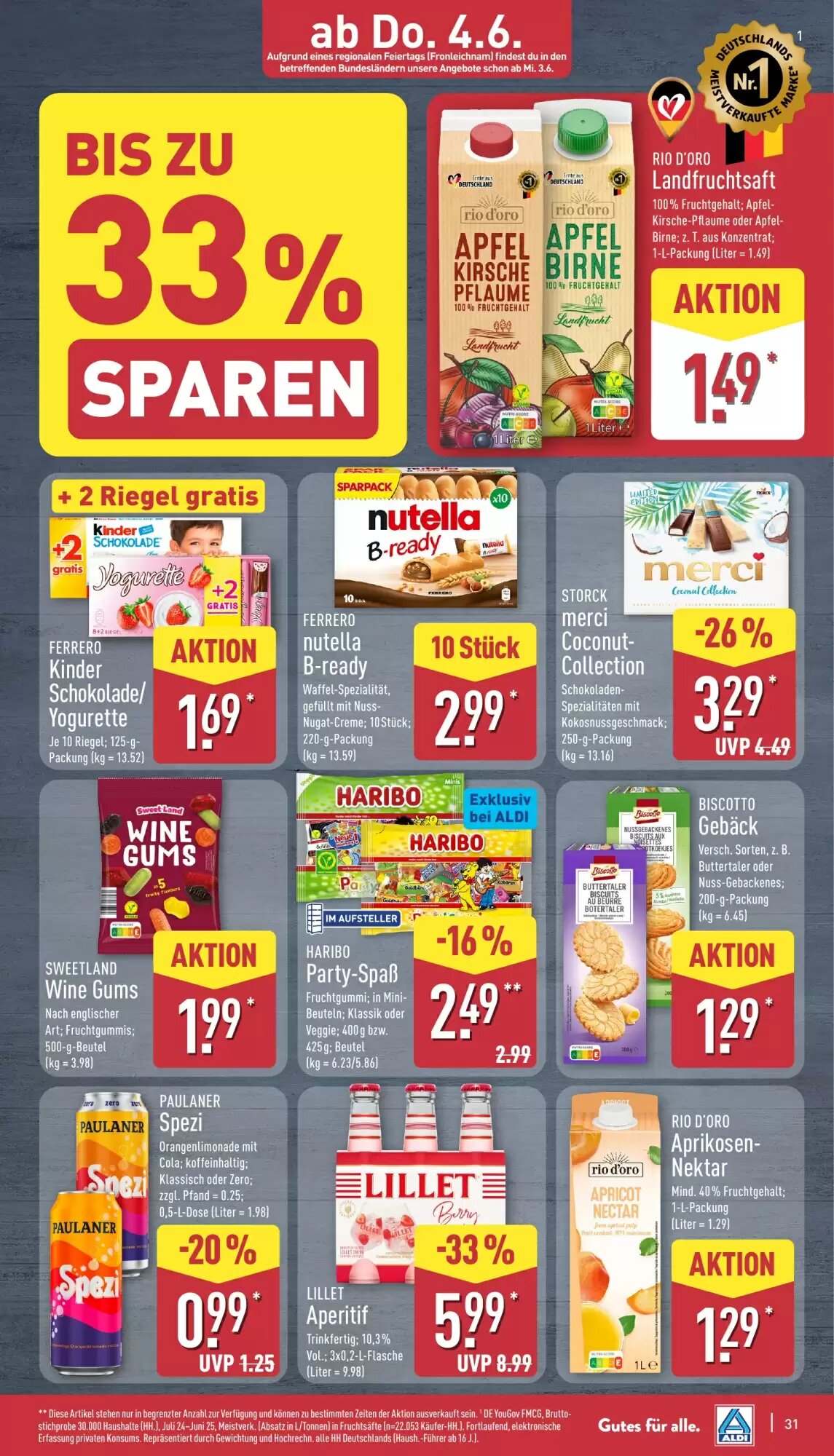 Aldi Nord Prospekt (ab 01.06.2026) zum Blättern - Seite 31