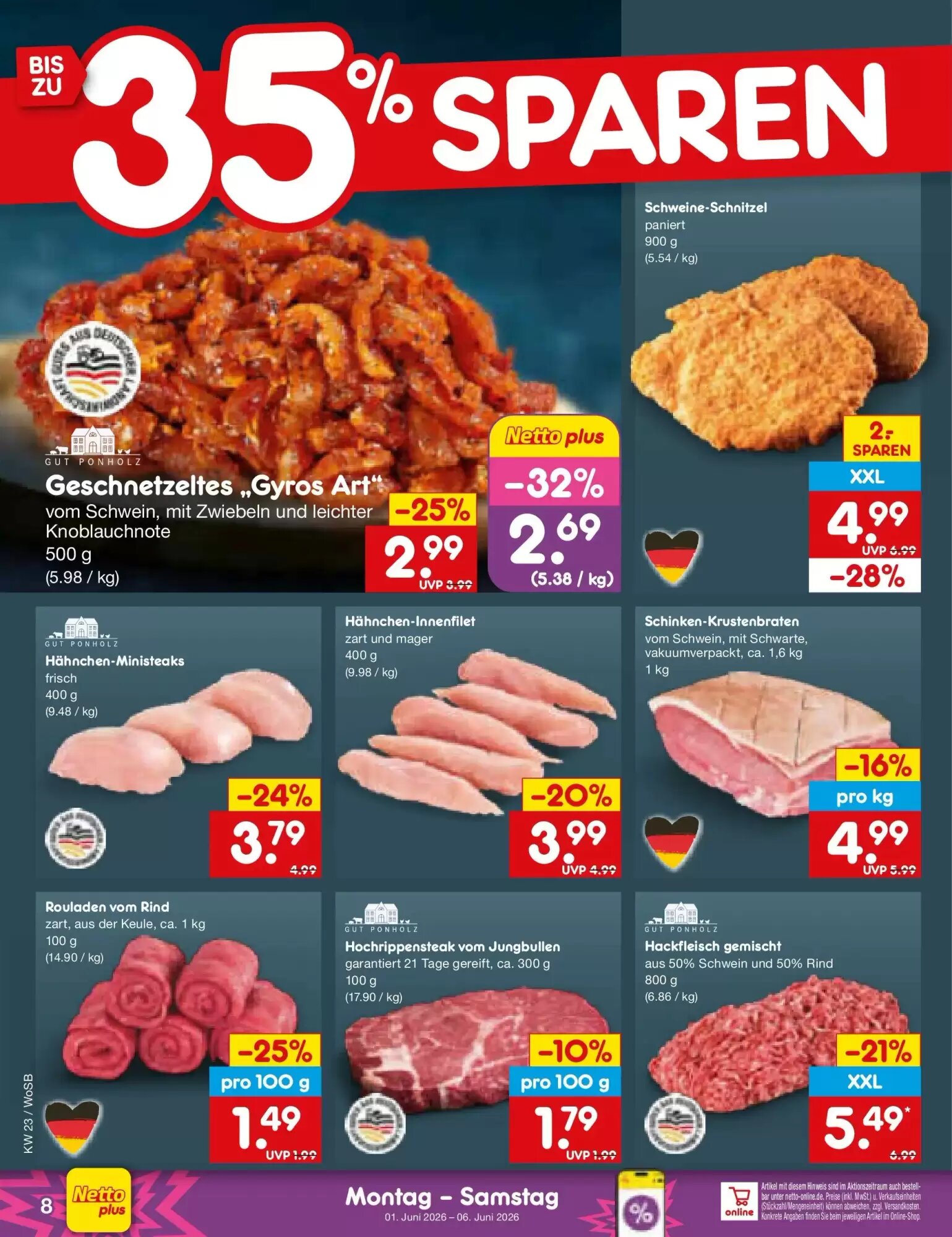 Netto Marken-Discount Prospekt (ab 01.06.2026) zum Blättern - Seite 8
