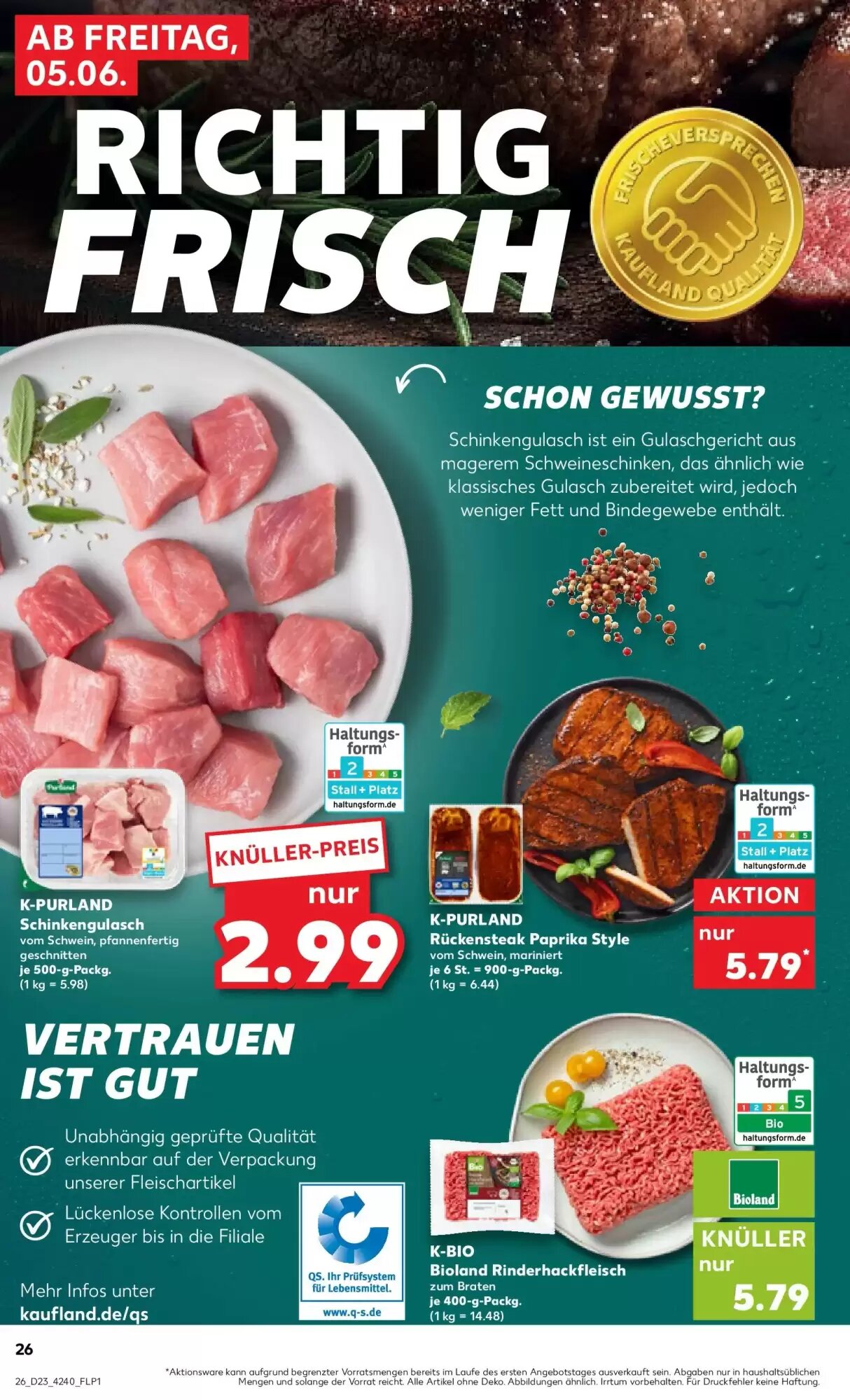 Kaufland Prospekt (ab 01.06.2026) zum Blättern - Seite 33