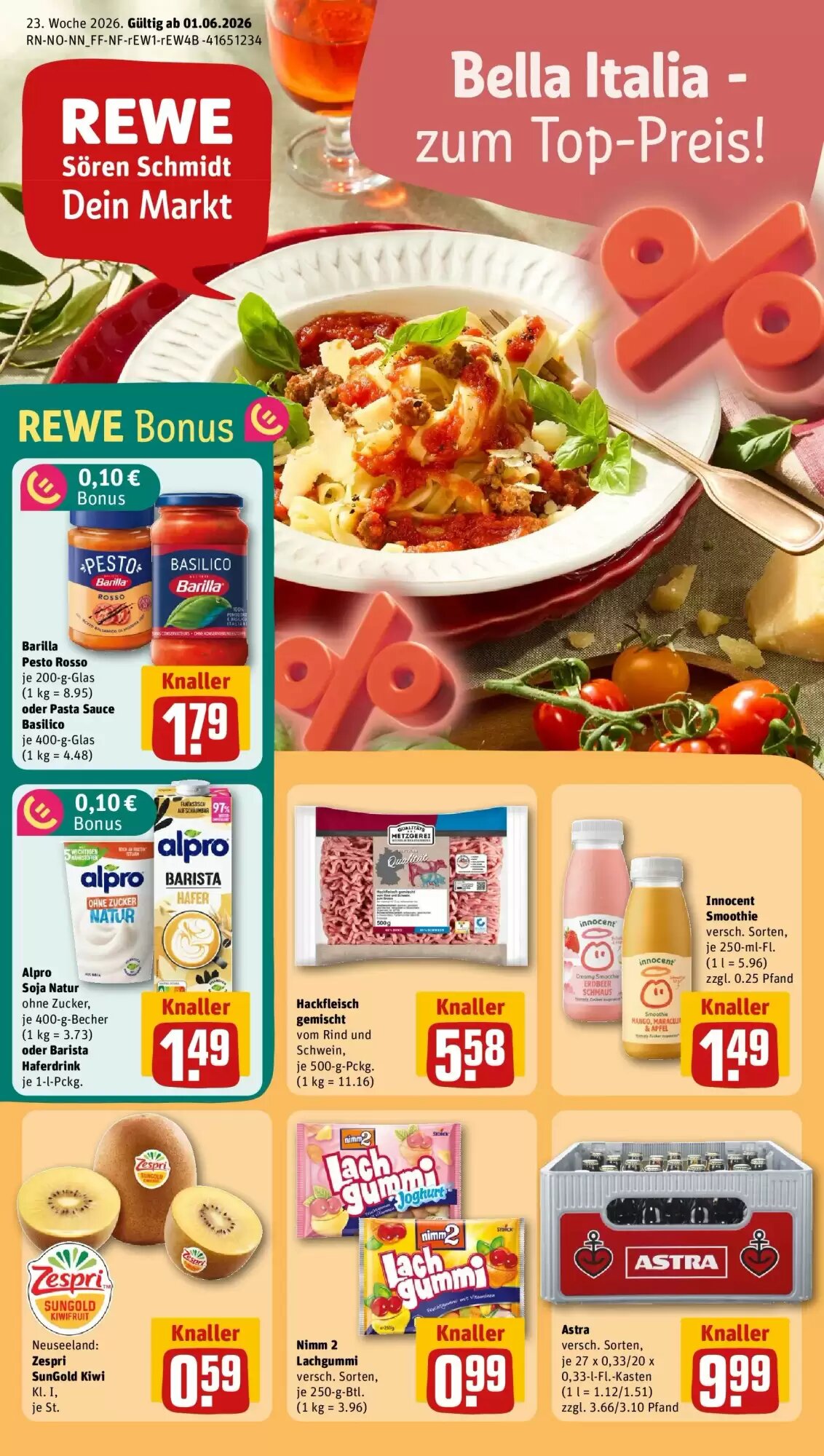 REWE Prospekt (ab 01.06.2026) zum Blättern - Seite 1