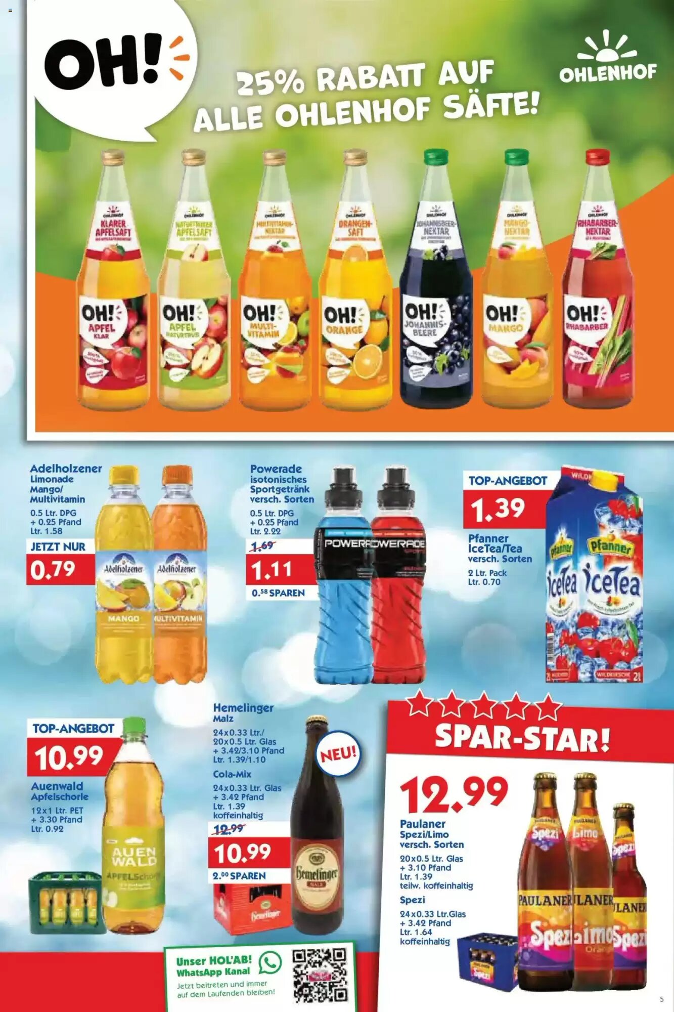 Hol'ab Getränkemarkt Prospekt (ab 01.06.2026) zum Blättern - Seite 5