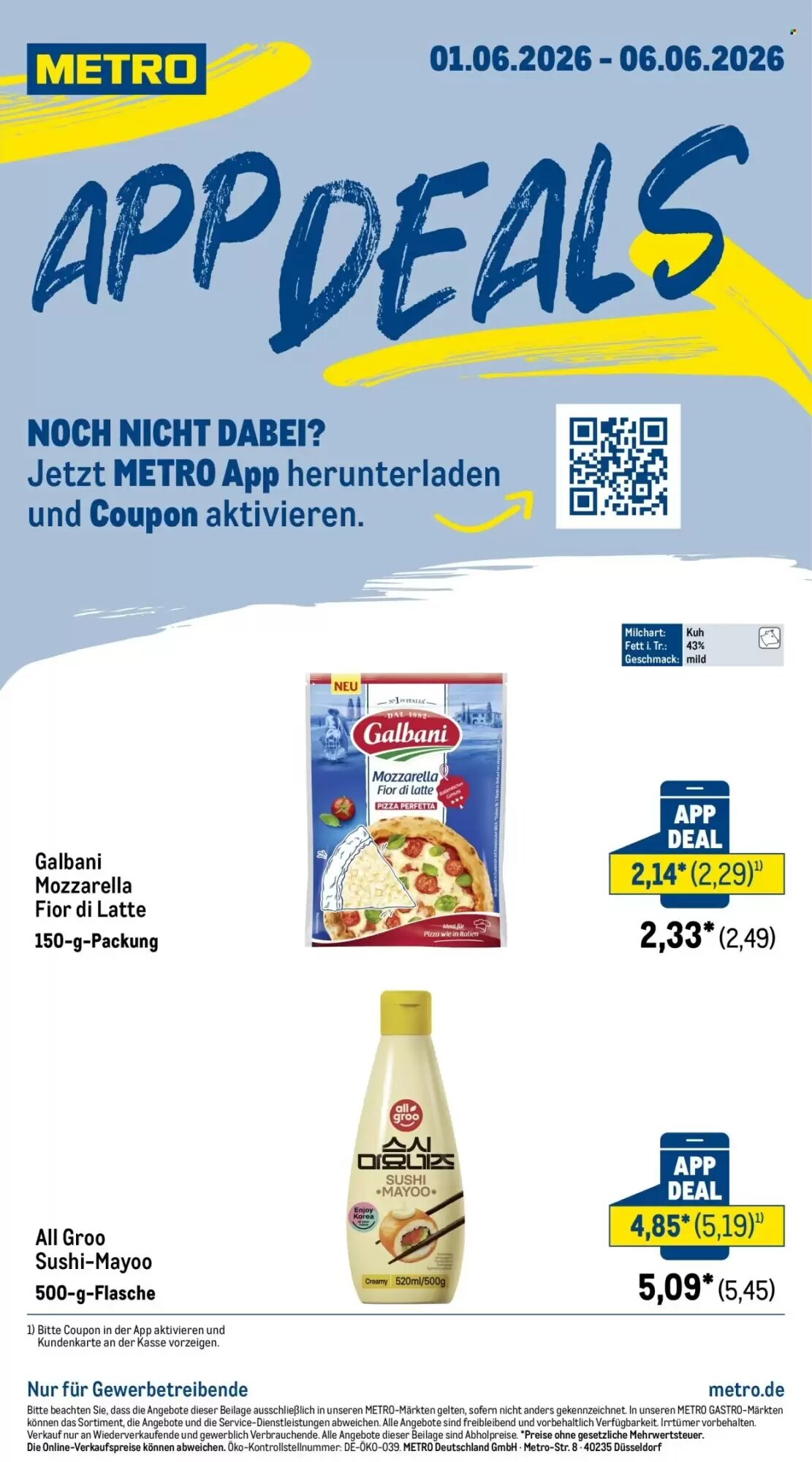 METRO Prospekt (ab 01.06.2026) zum Blättern - Seite 1