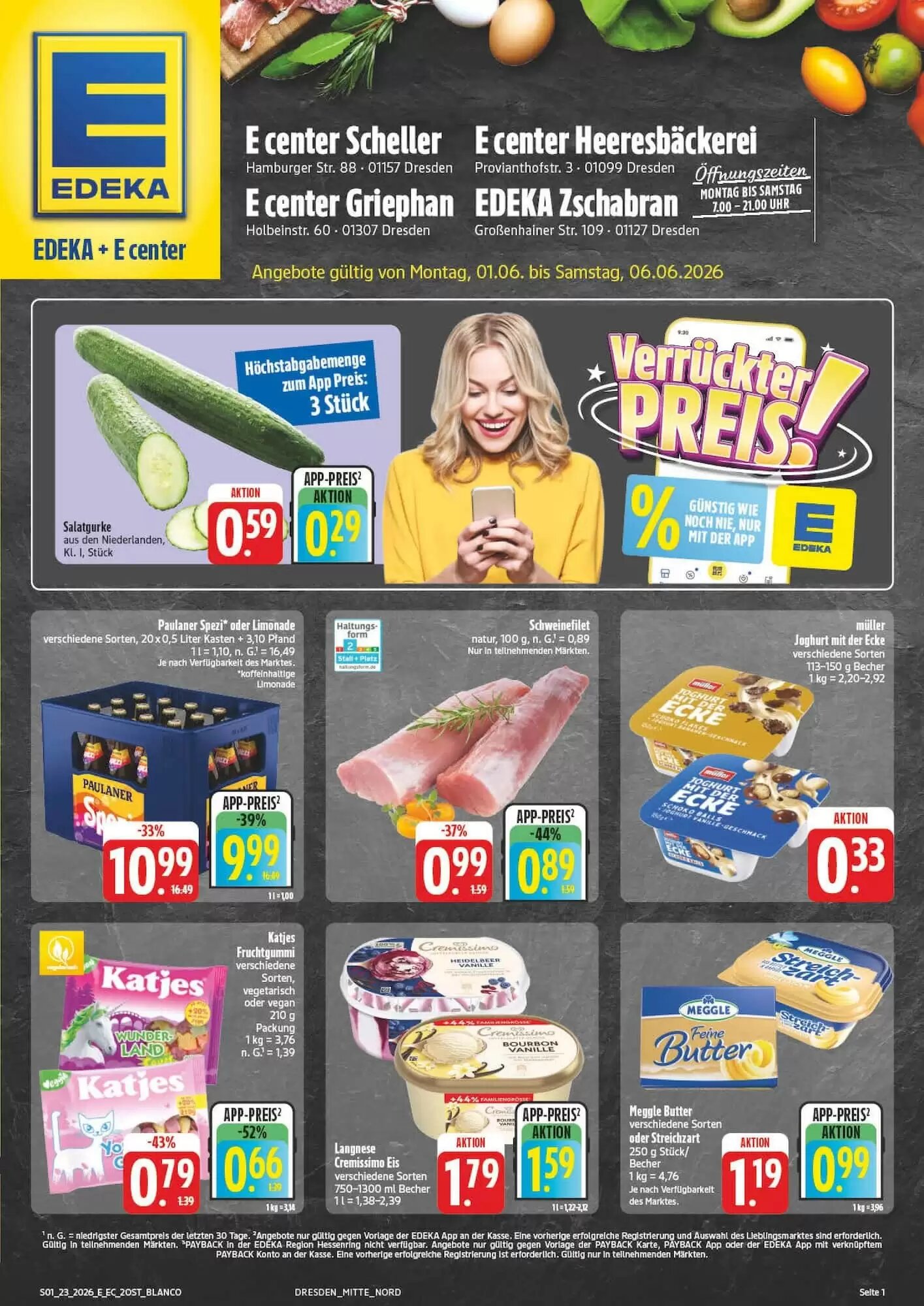 Edeka Niemerszein Prospekt (ab 01.06.2026) zum Blättern - Seite 1