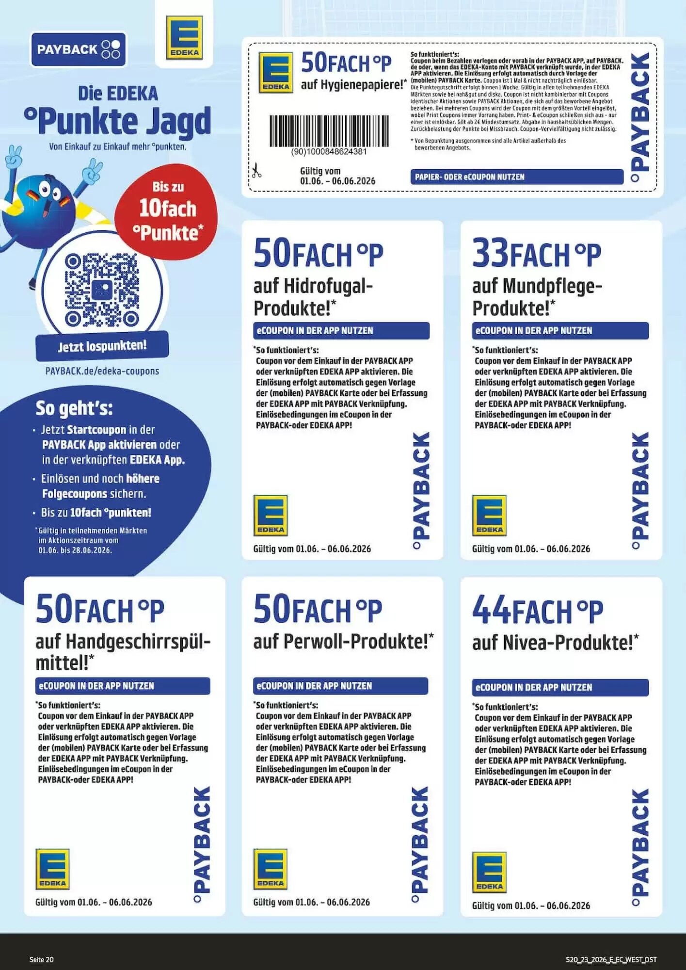 Edeka Aktiv Markt Prospekt (ab 01.06.2026) zum Blättern - Seite 20