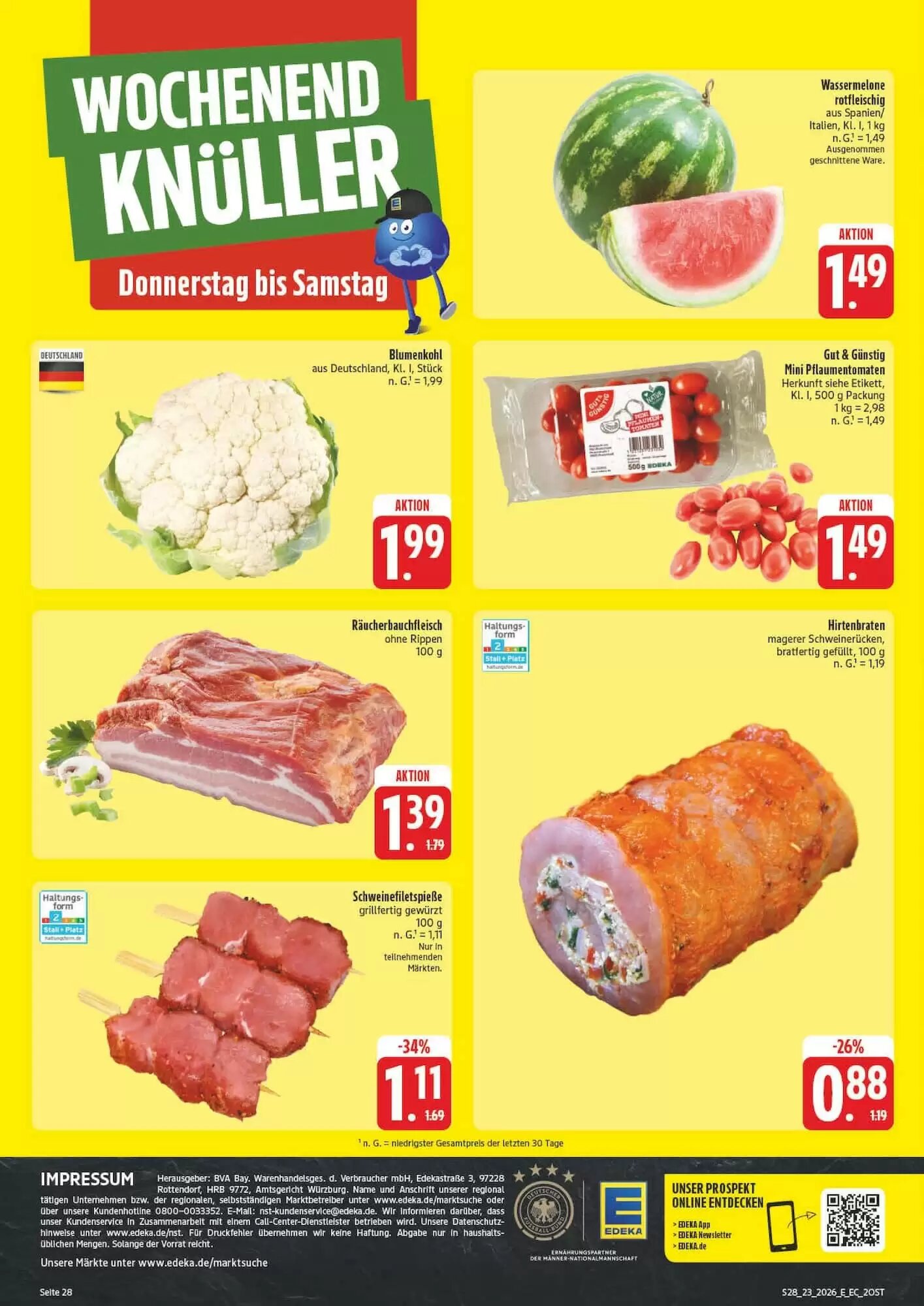 Edeka Aktiv Markt Prospekt (ab 01.06.2026) zum Blättern - Seite 28