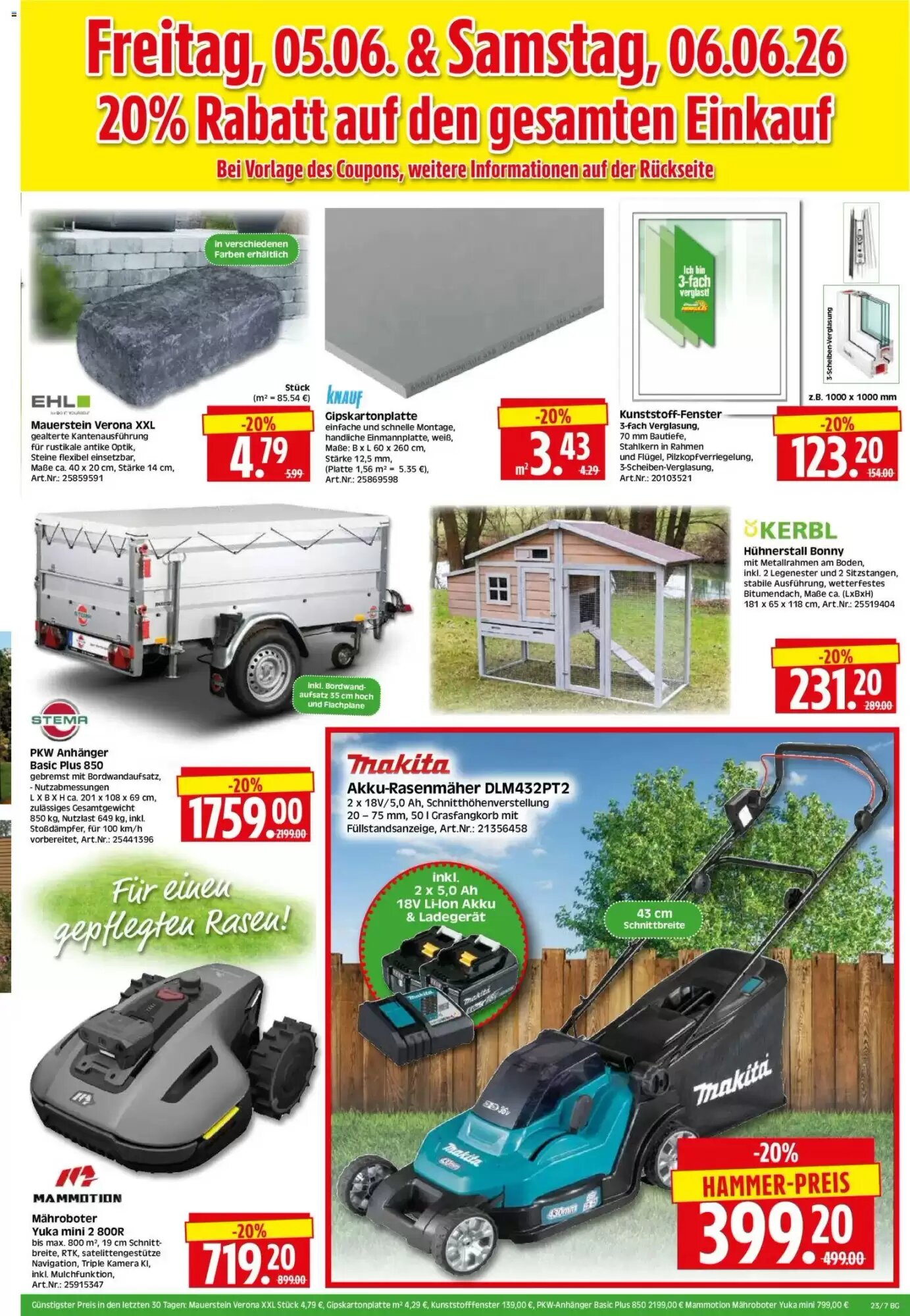 Herkules Baumarkt Prospekt (ab 01.06.2026) zum Blättern - Seite 7