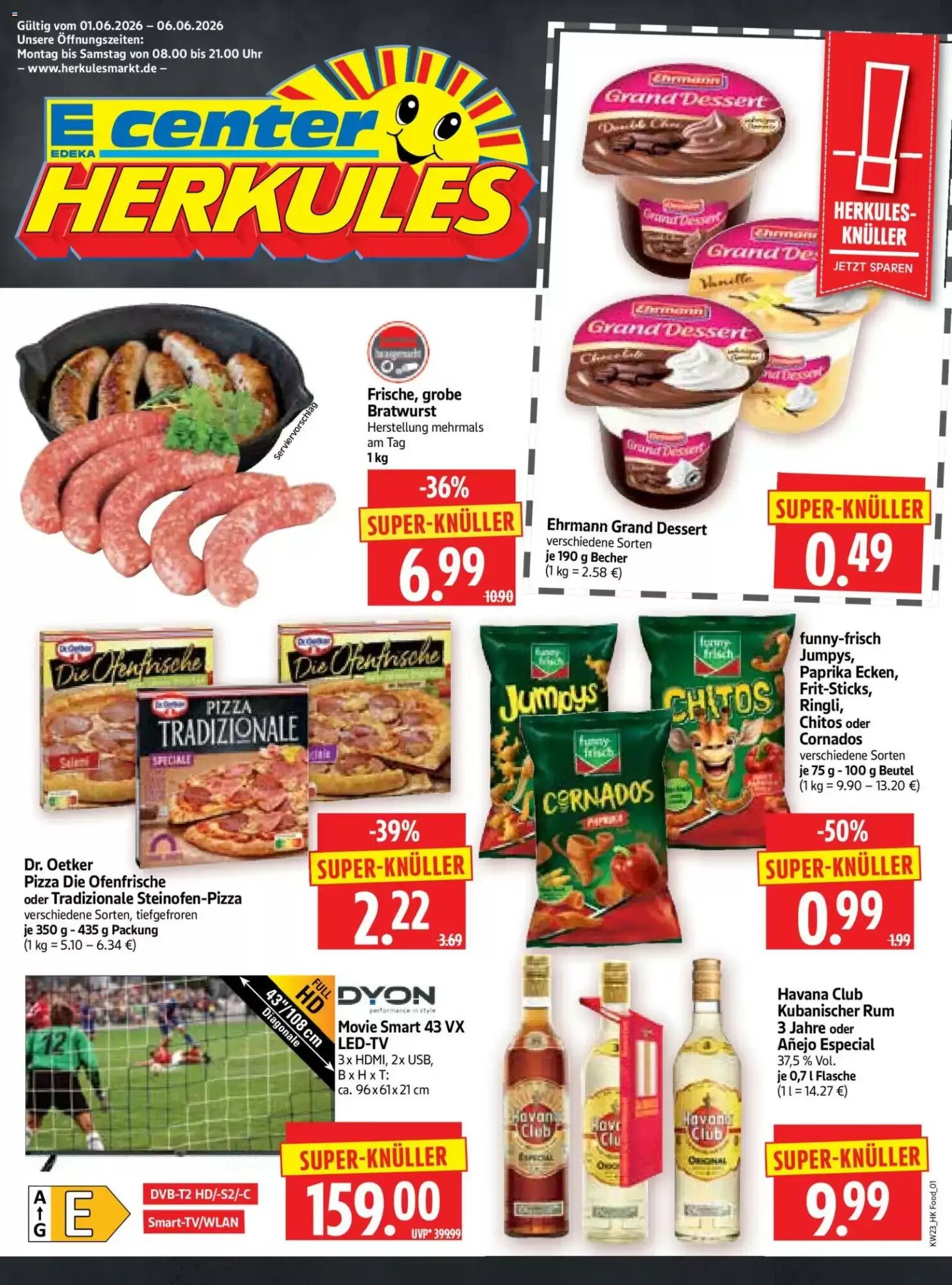 Edeka Herkules Prospekt (ab 01.06.2026) zum Blättern - Seite 1