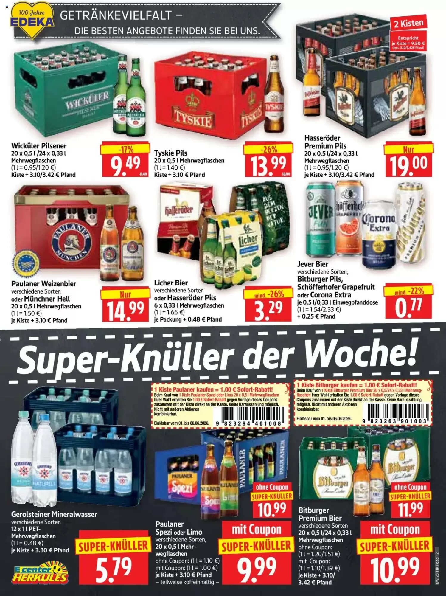 Edeka Herkules Prospekt (ab 01.06.2026) zum Blättern - Seite 12