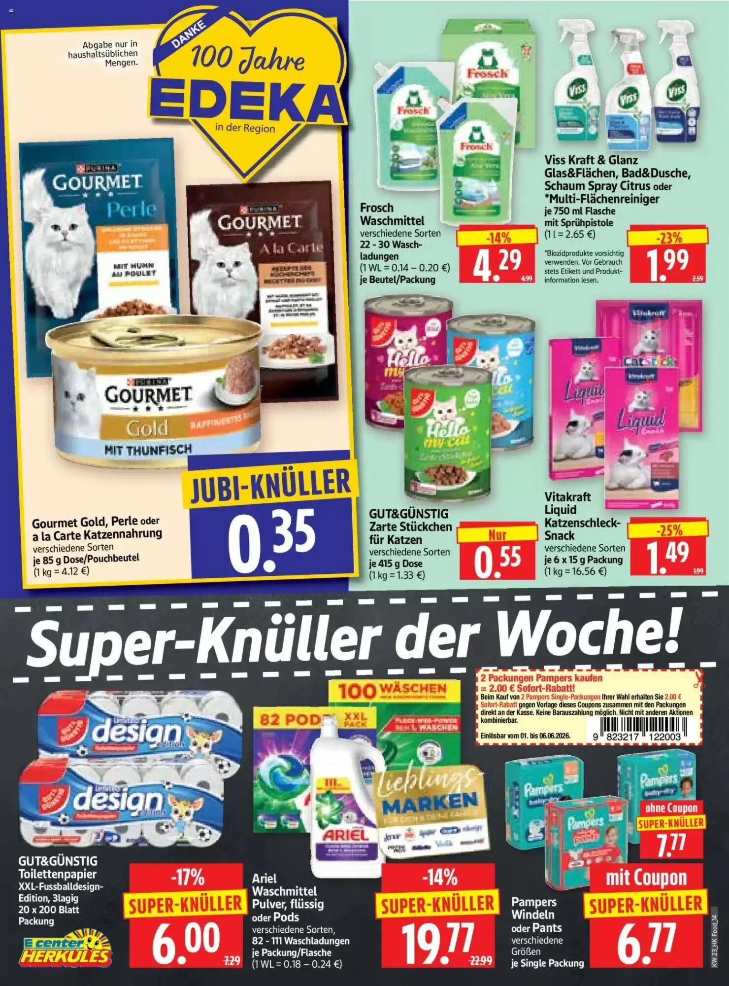 Edeka Herkules Prospekt (ab 01.06.2026) zum Blättern - Seite 14