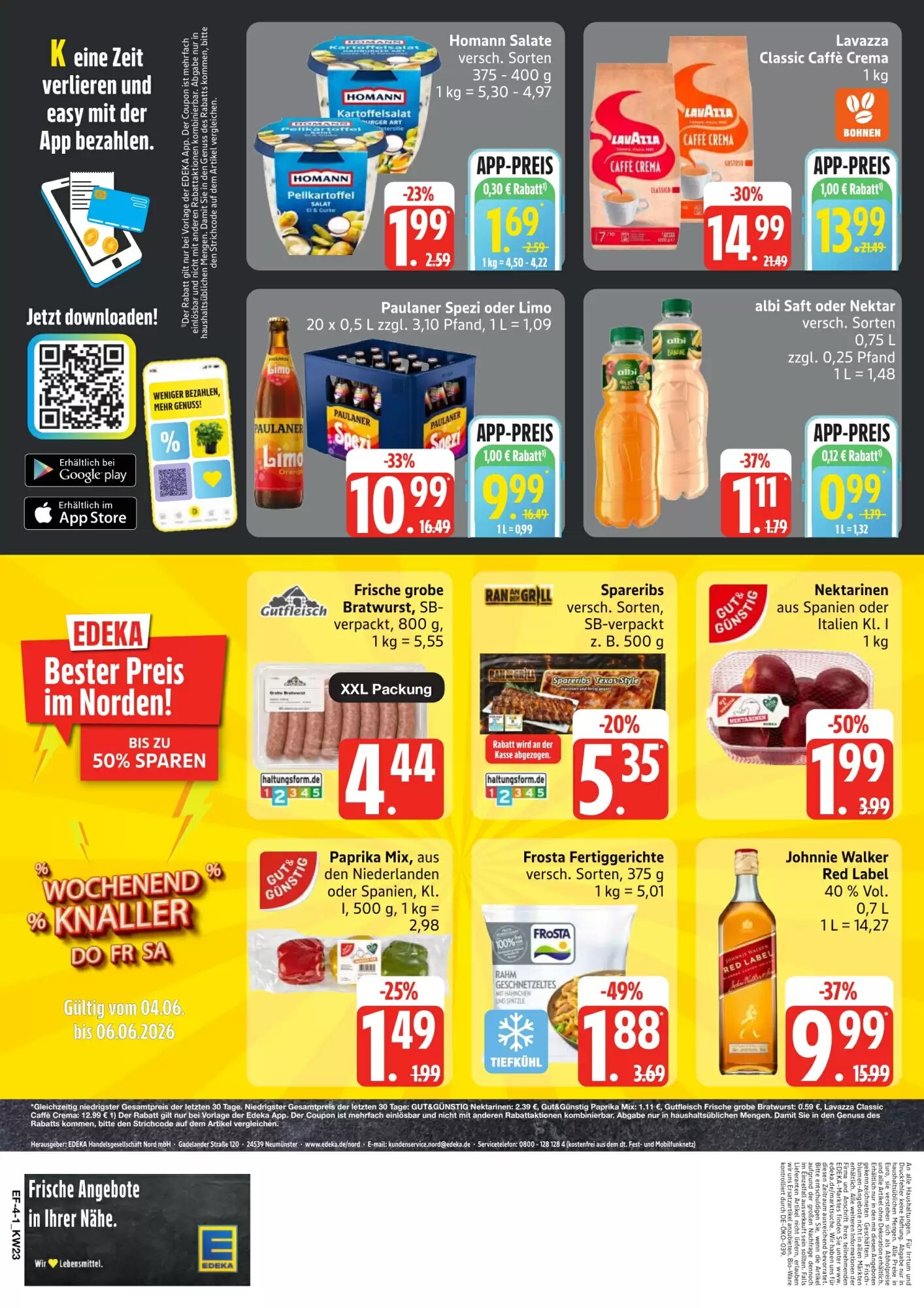 Edeka Frischemarkt Prospekt (ab 01.06.2026) zum Blättern - Seite 4
