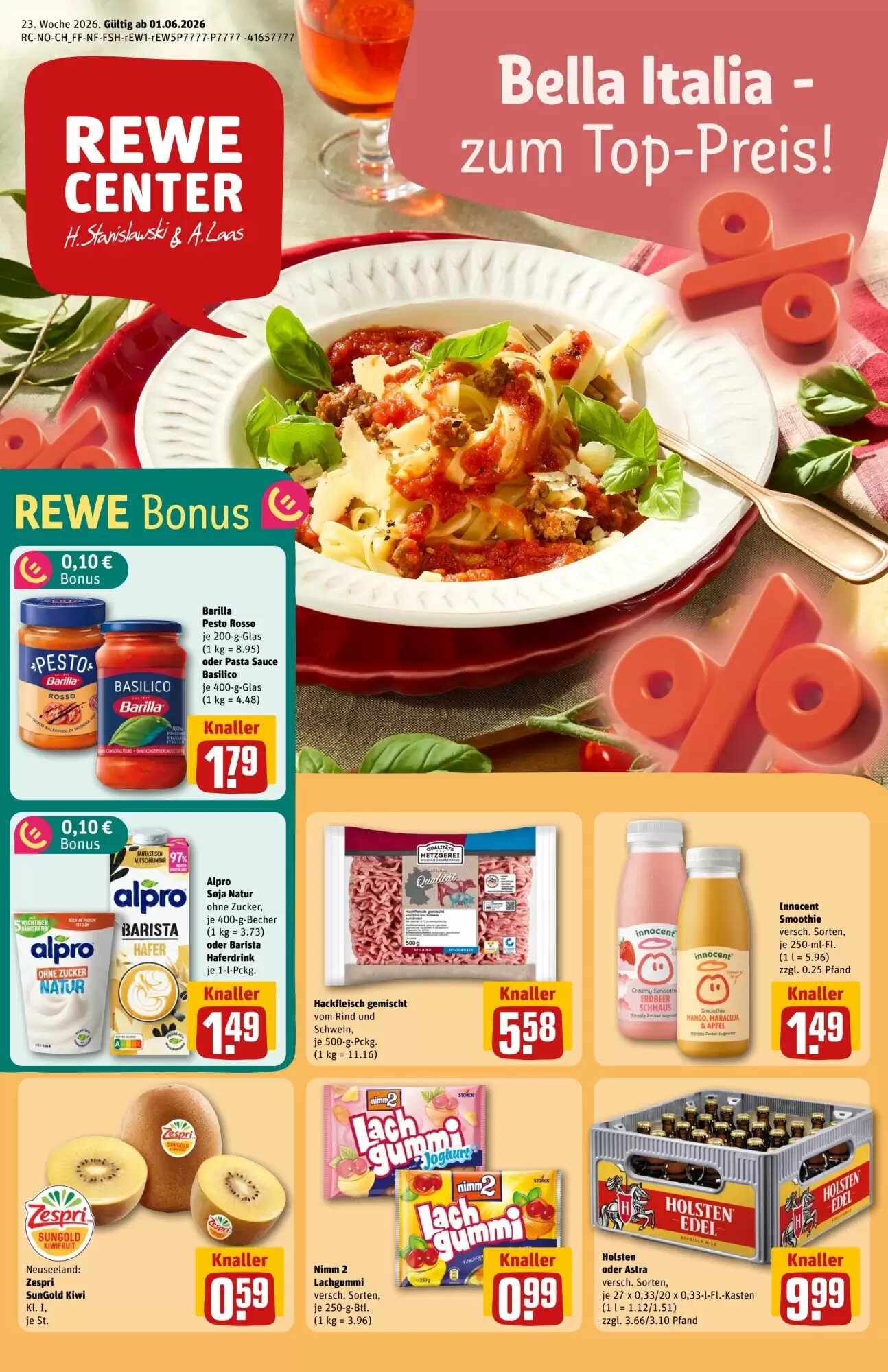 REWE Center Prospekt (ab 01.06.2026) zum Blättern - Seite 1