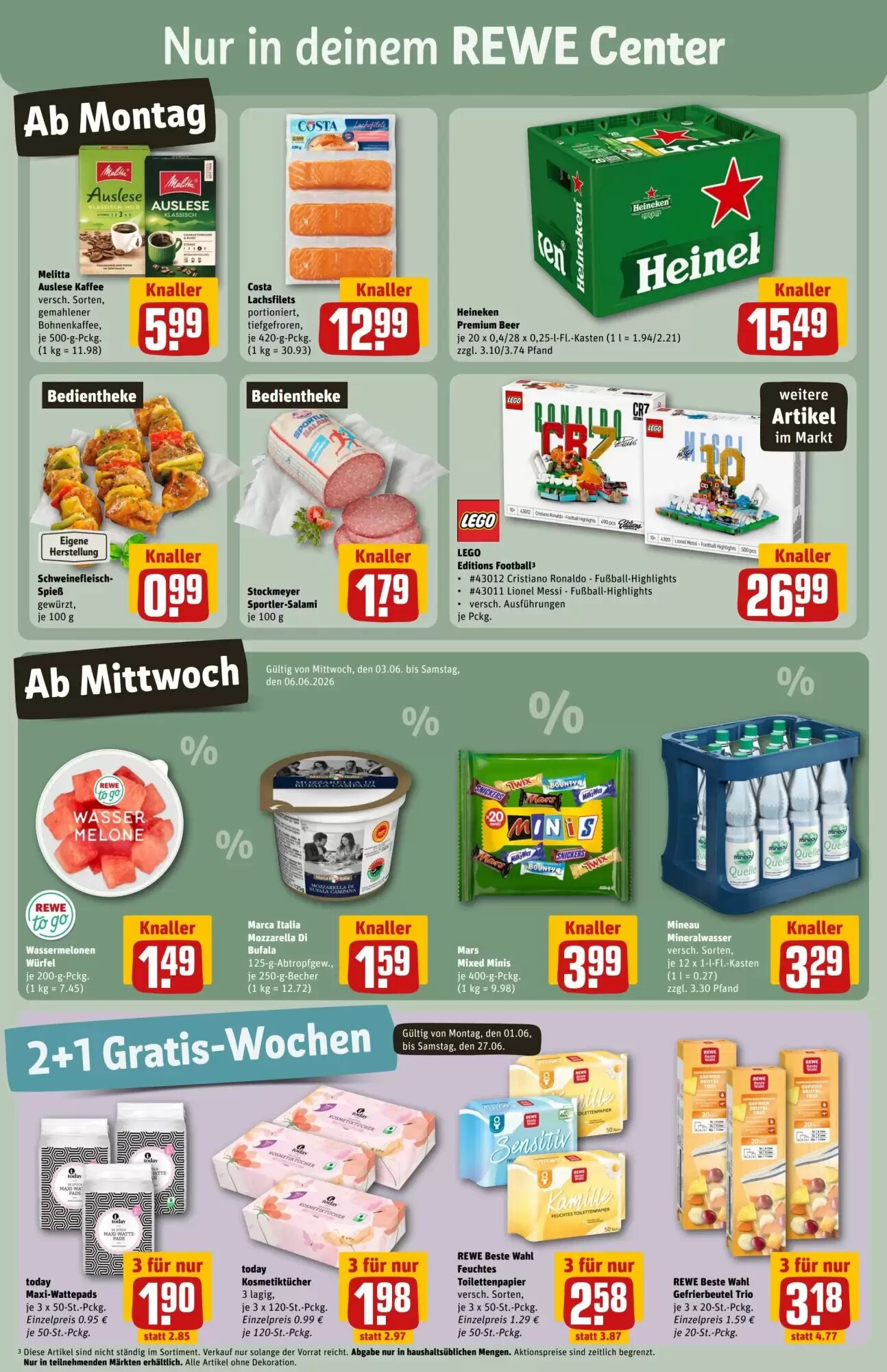 REWE Center Prospekt (ab 01.06.2026) zum Blättern - Seite 3